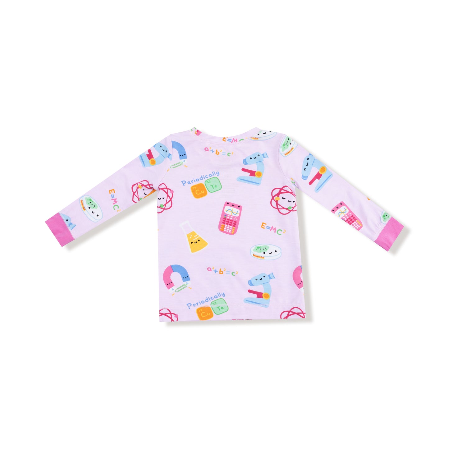 Long Sleeve Loungewear Set in our  Future Scientist - Pink print from Angel Dear