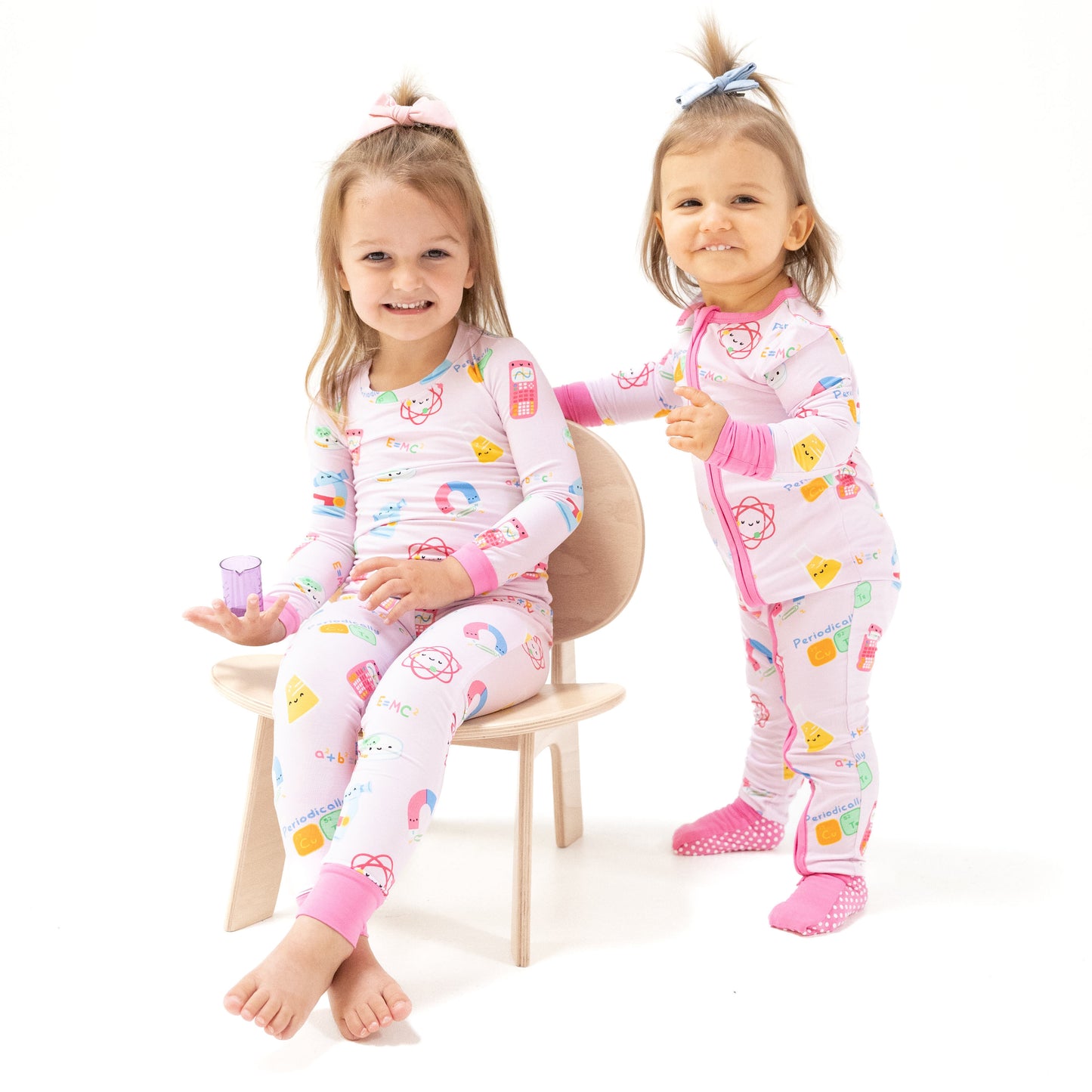 Convertible Romper in our  Future Scientist - Pink print from Angel Dear