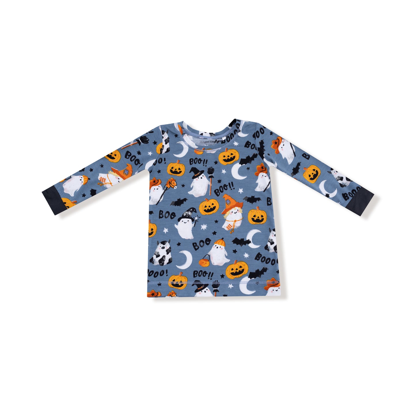 Long Sleeve Loungewear Set in our  Costumed Ghosts - Glow In The Dark print from Angel Dear