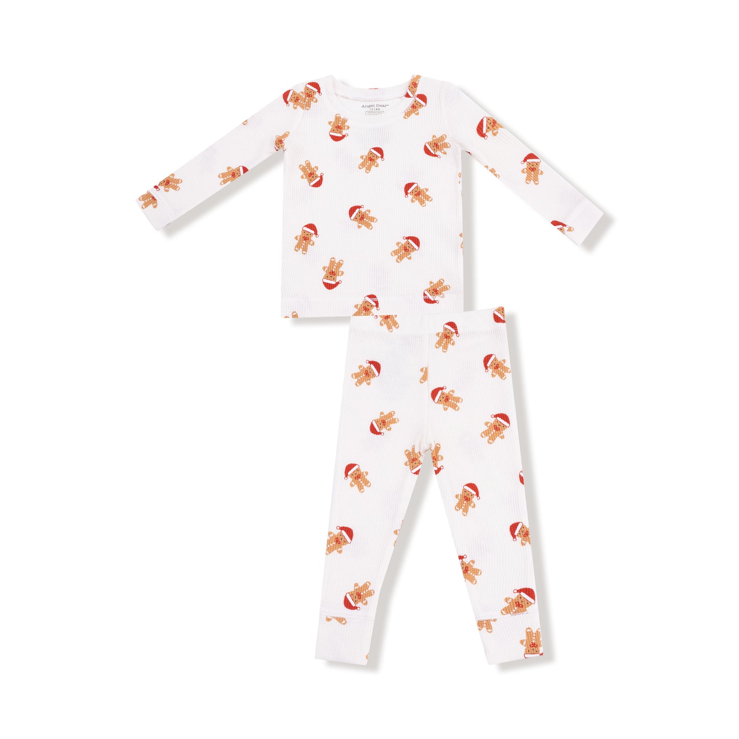Long Sleeve Loungewear Set in our  Gingerbread print from Angel Dear