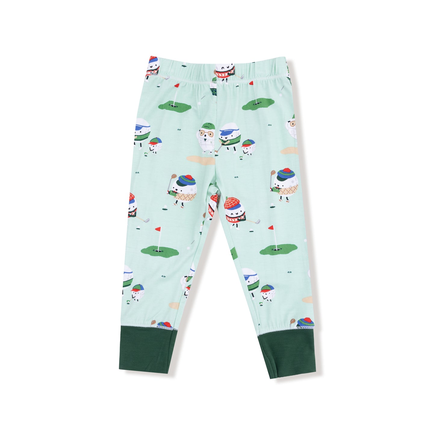 Long Sleeve Loungewear Set in our  Golf Pros - Green print from Angel Dear