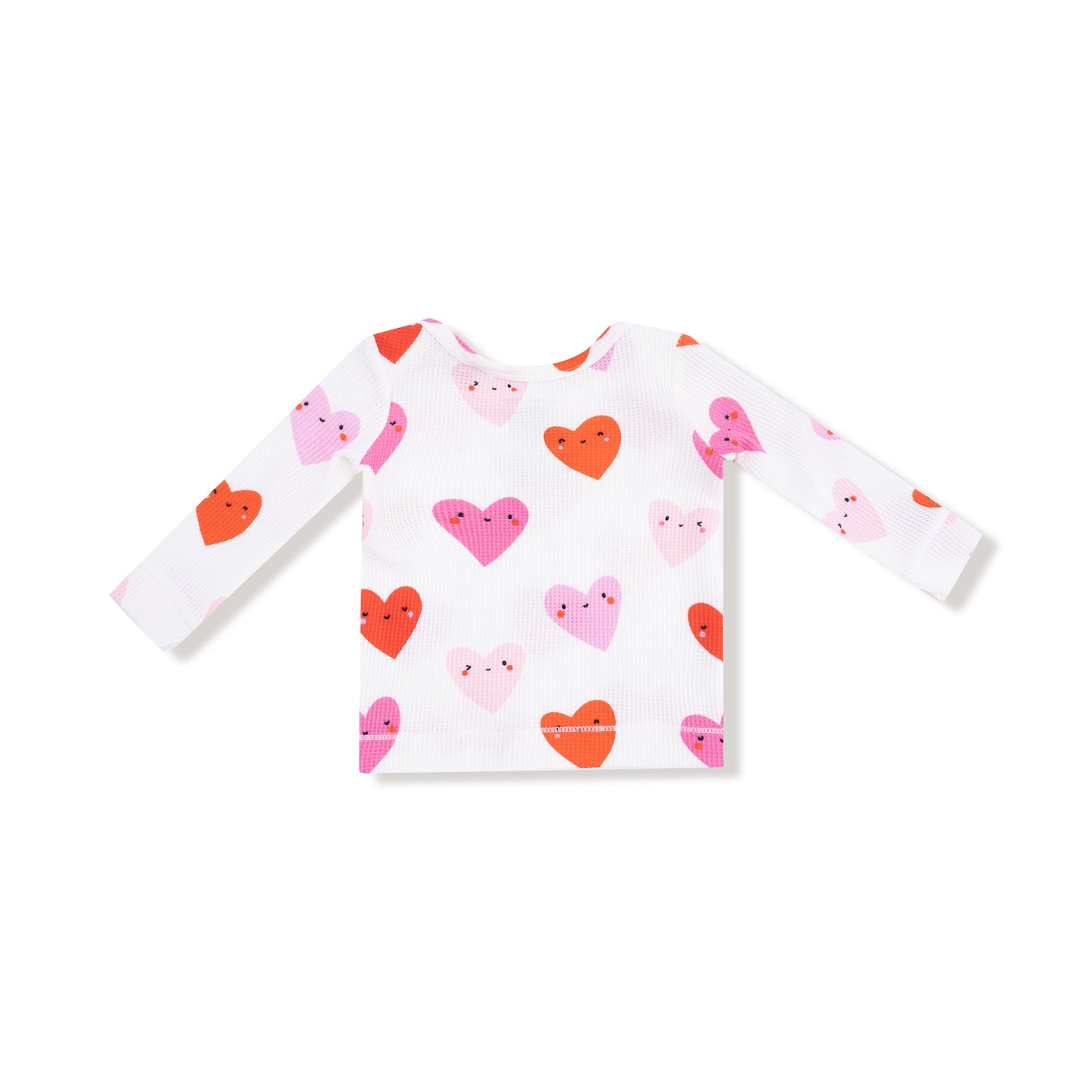 Long Sleeve Loungewear Set in our  Happy Hearts print from Angel Dear