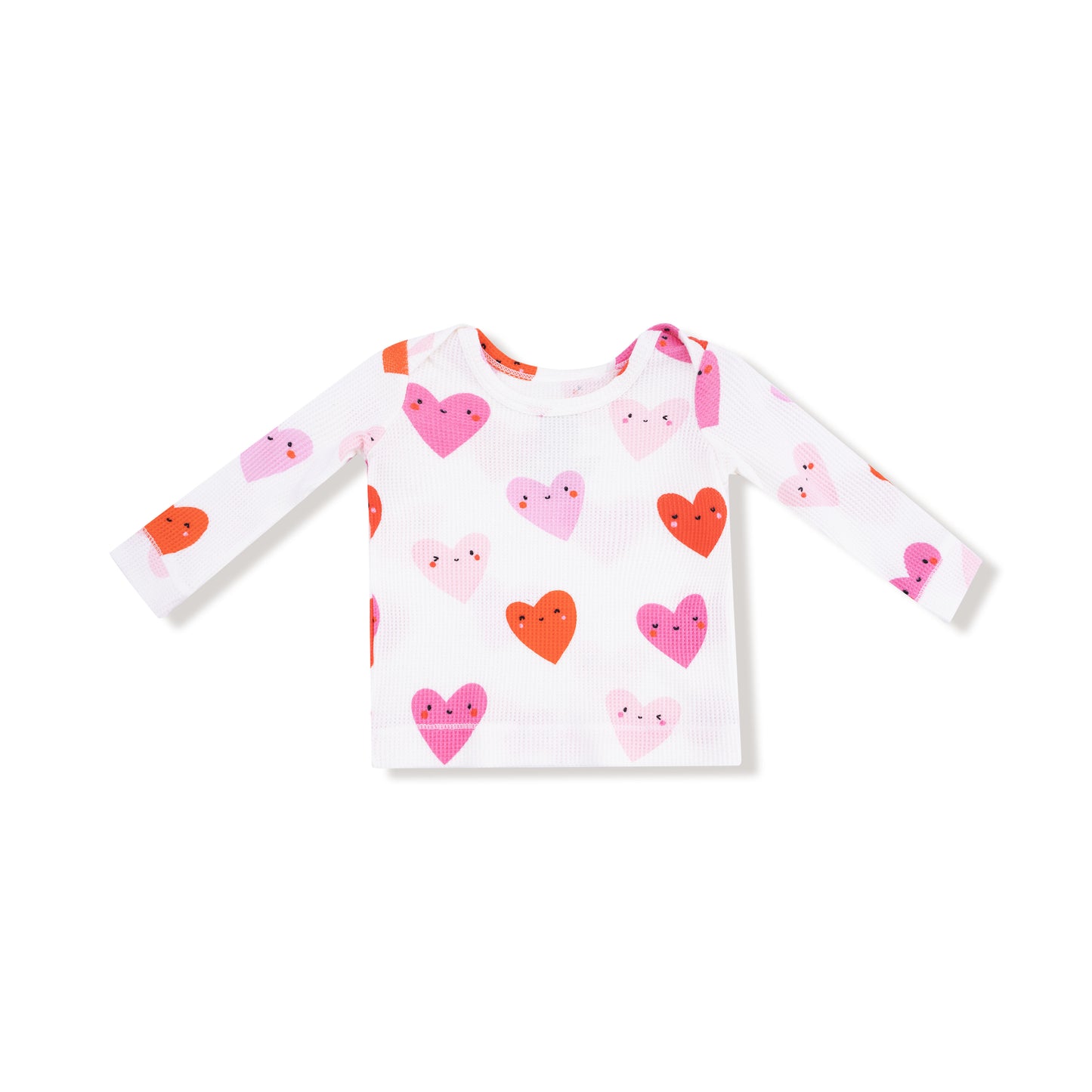 Long Sleeve Loungewear Set in our  Happy Hearts print from Angel Dear