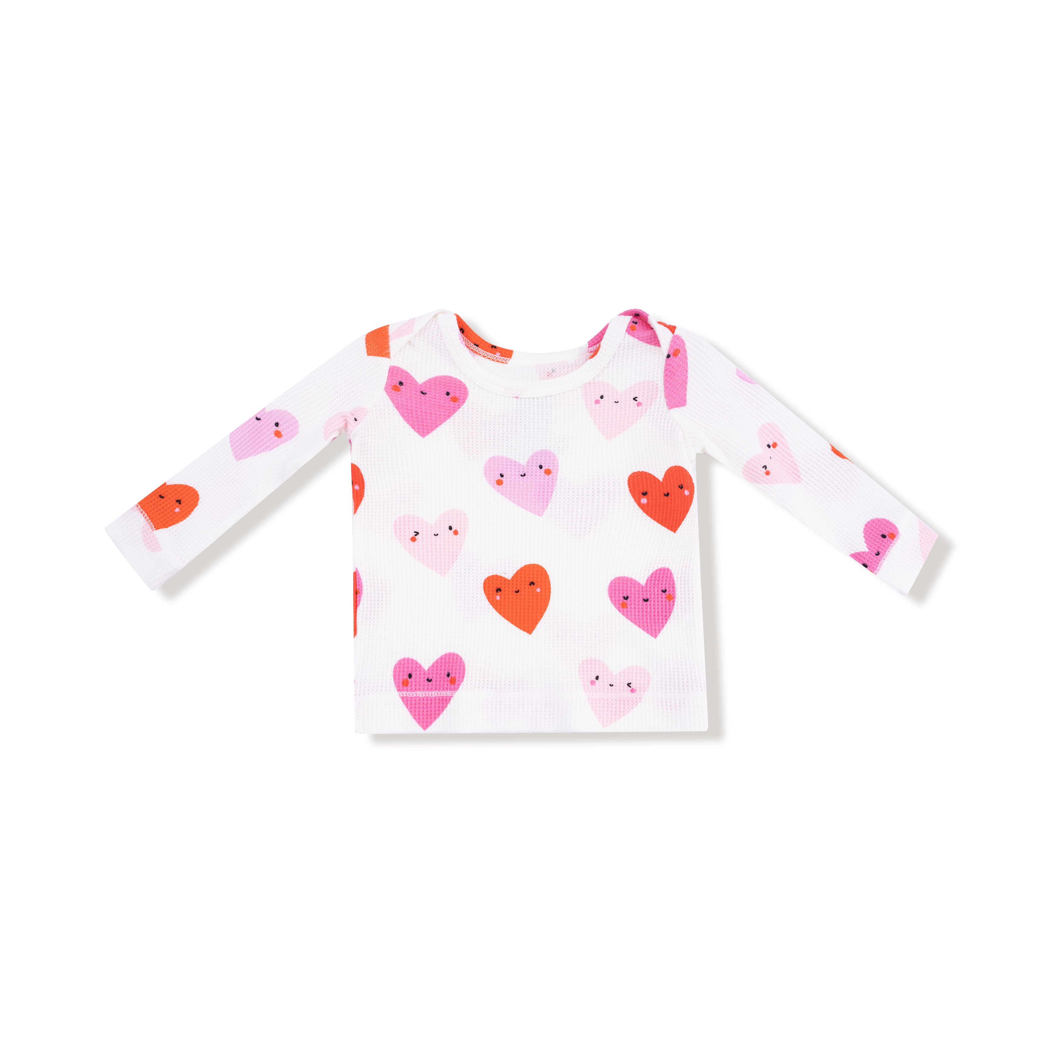 Long Sleeve Loungewear Set in our  Happy Hearts print from Angel Dear
