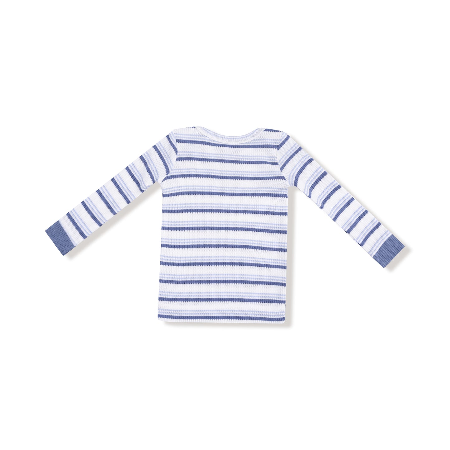 Long Sleeve Loungewear Set in our  Vintage Stripe - Blue print from Angel Dear
