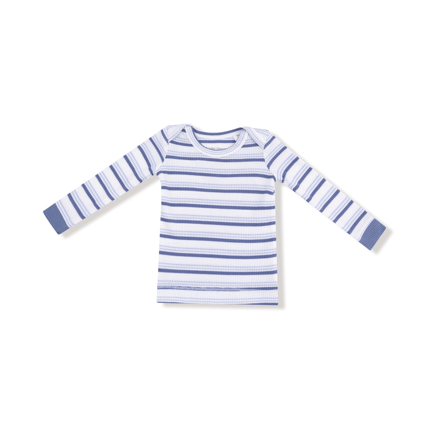 Long Sleeve Loungewear Set in our  Vintage Stripe - Blue print from Angel Dear