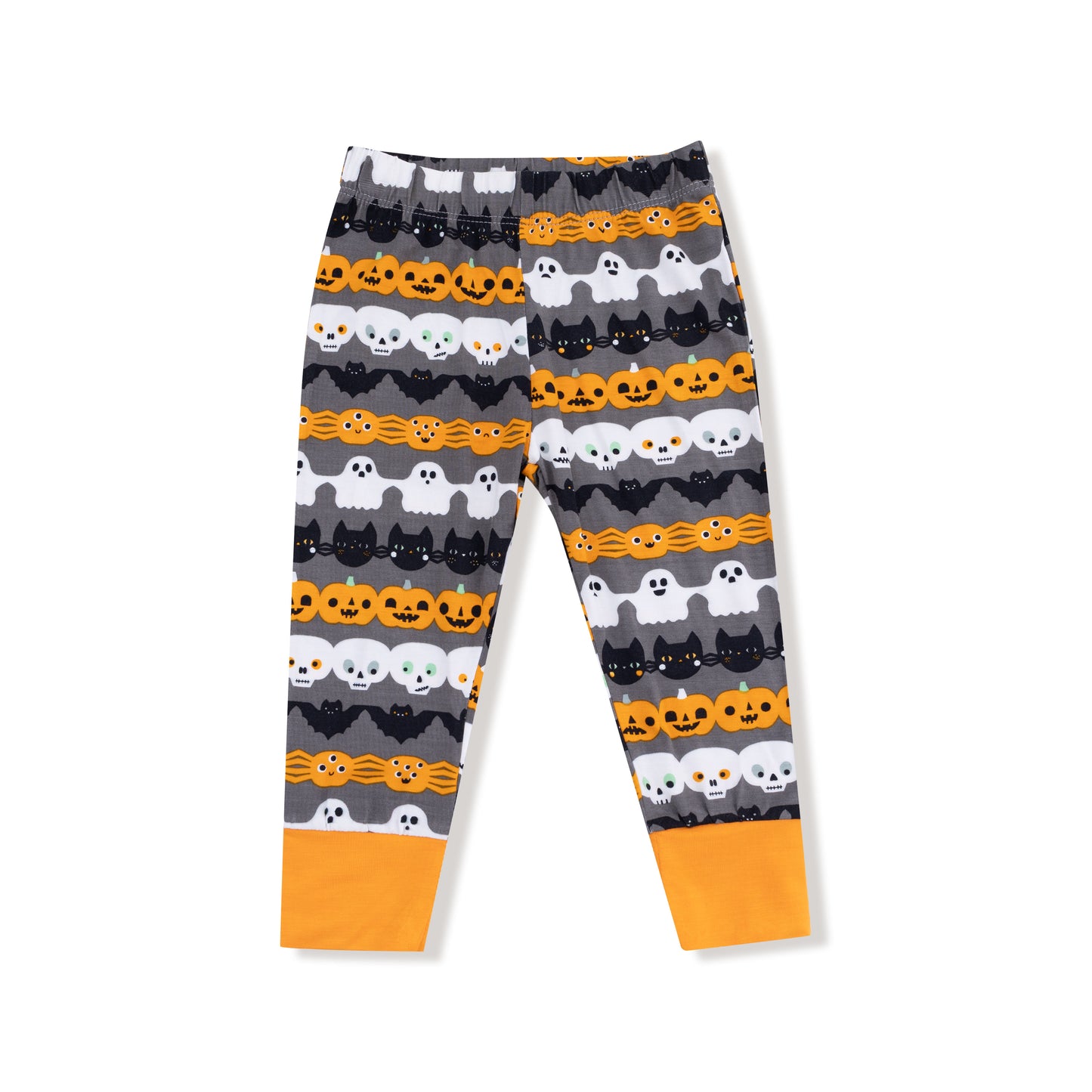 Long Sleeve Loungewear Set in our  Halloween Paper Garland Glow In The Dark print from Angel Dear