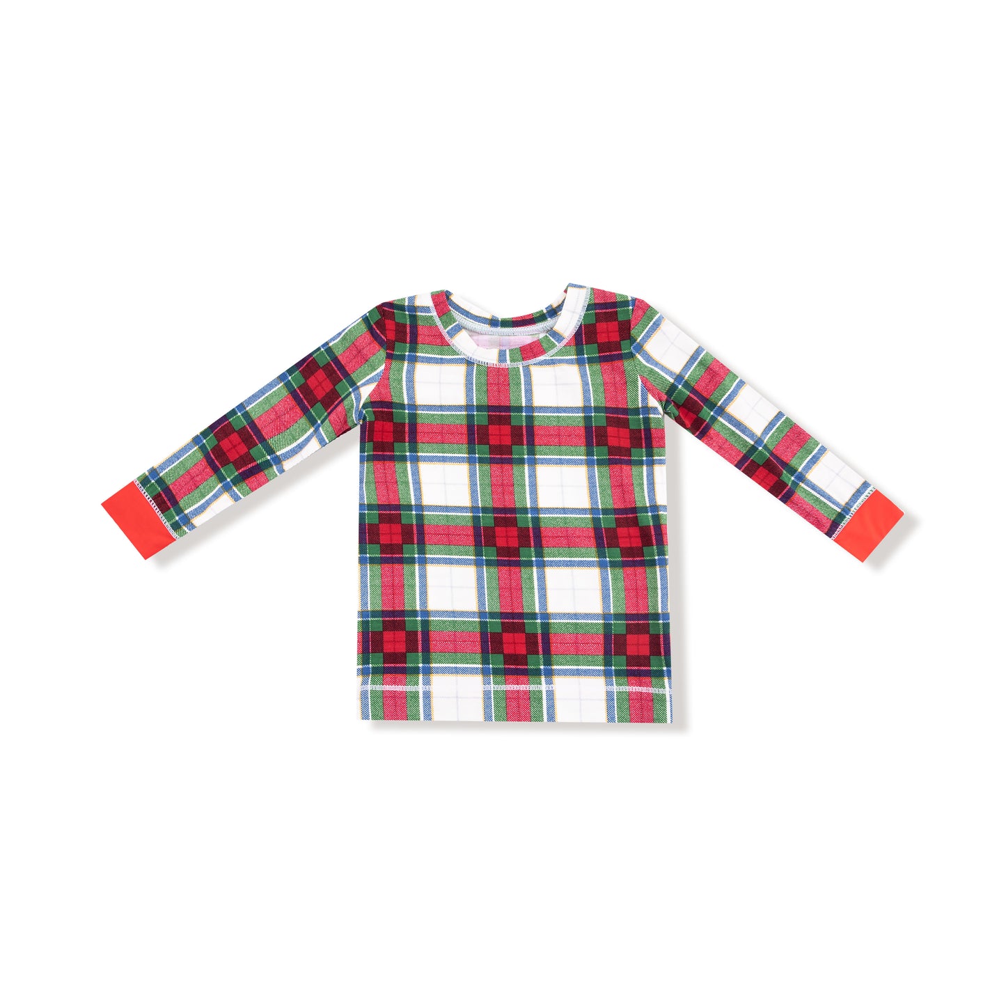 Long Sleeve Loungewear Set in our  Holiday Plaid print from Angel Dear
