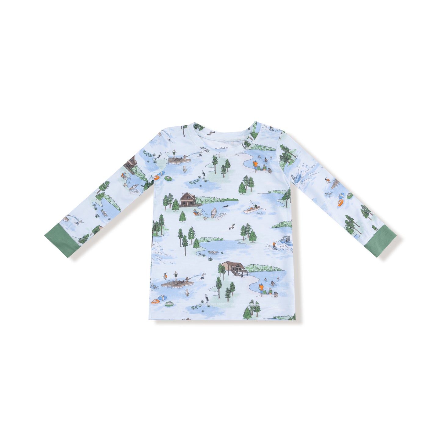 Long Sleeve Loungewear Set in our  Lake Life print from Angel Dear