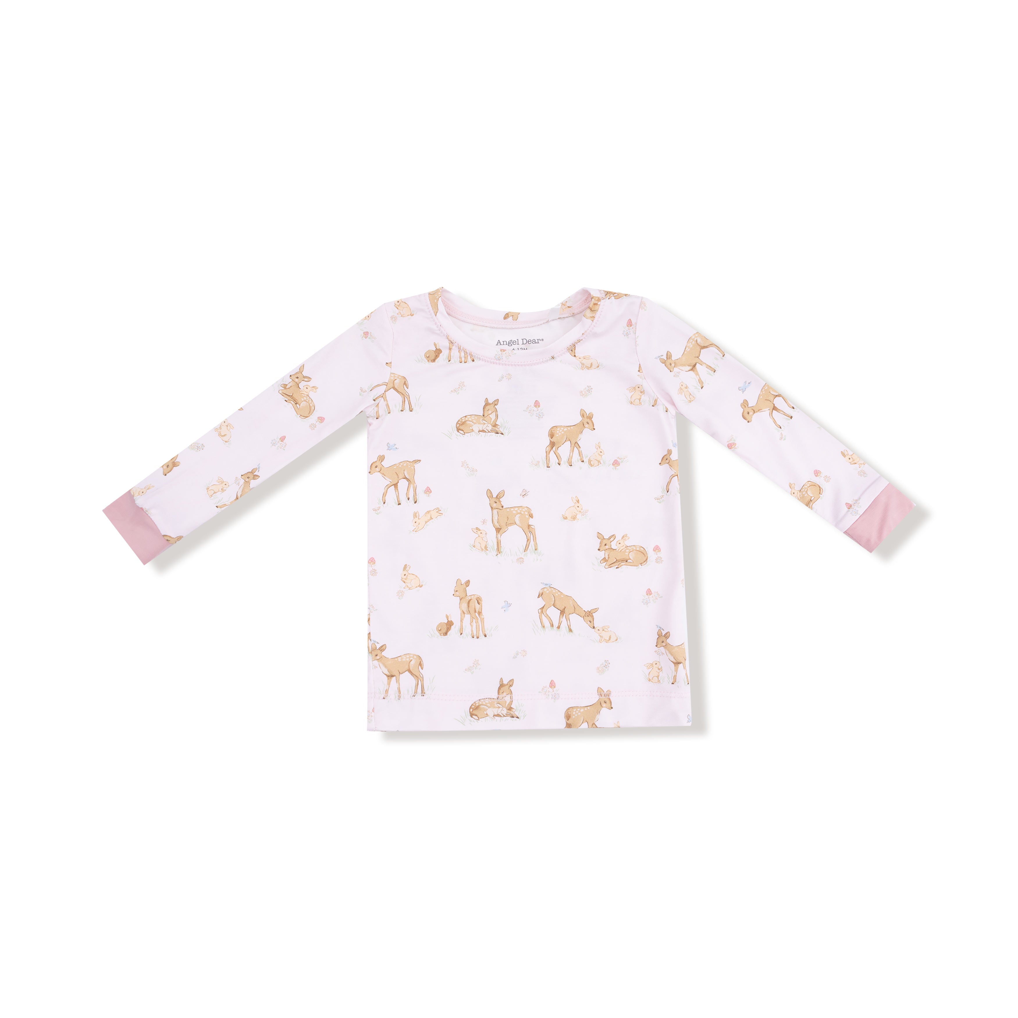 Long Sleeve Loungewear Set in our  Little Fawn print from Angel Dear
