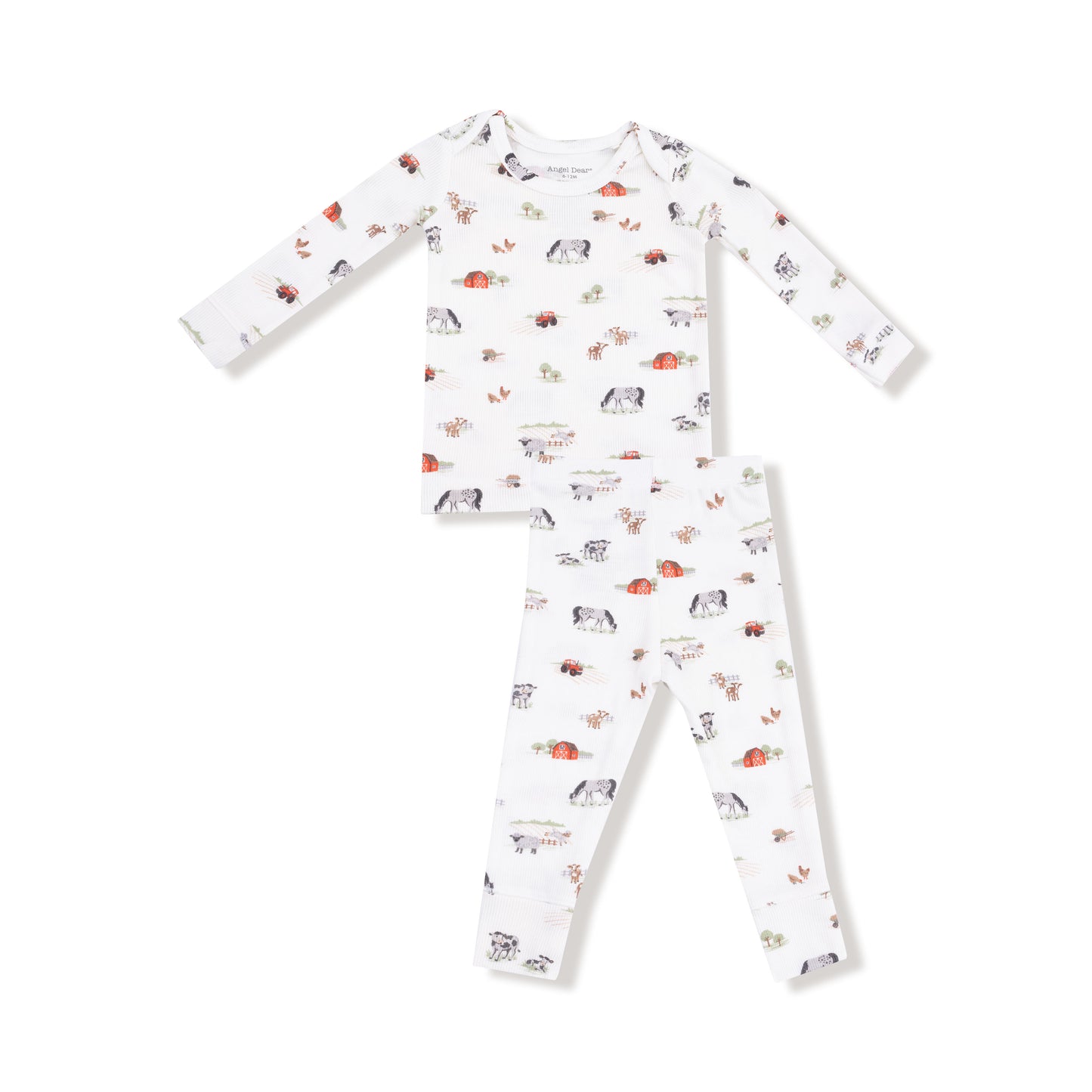 Long Sleeve Loungewear Set in our  Little Farm print from Angel Dear