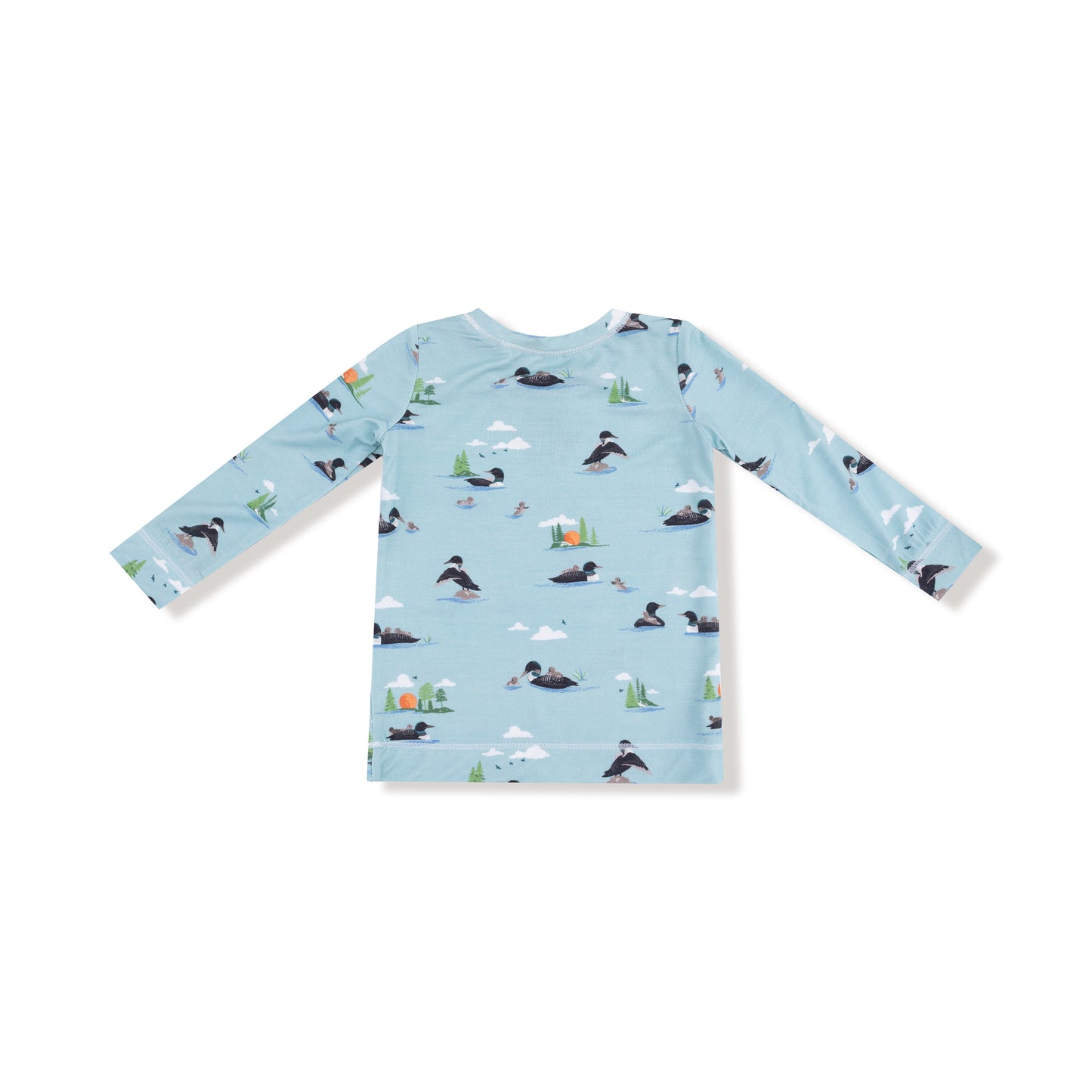 Long Sleeve Loungewear Set in our  Loons print from Angel Dear