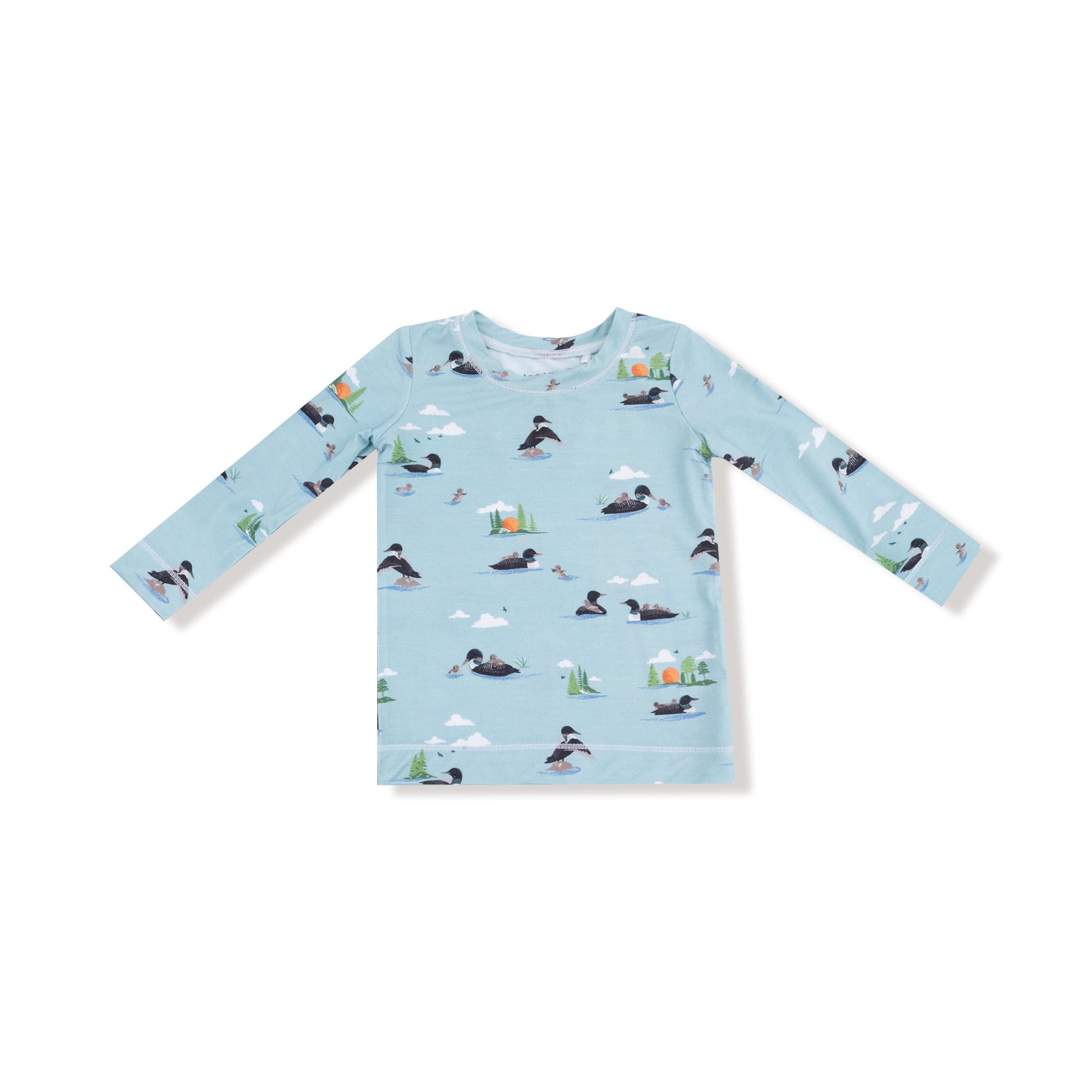 Long Sleeve Loungewear Set in our  Loons print from Angel Dear