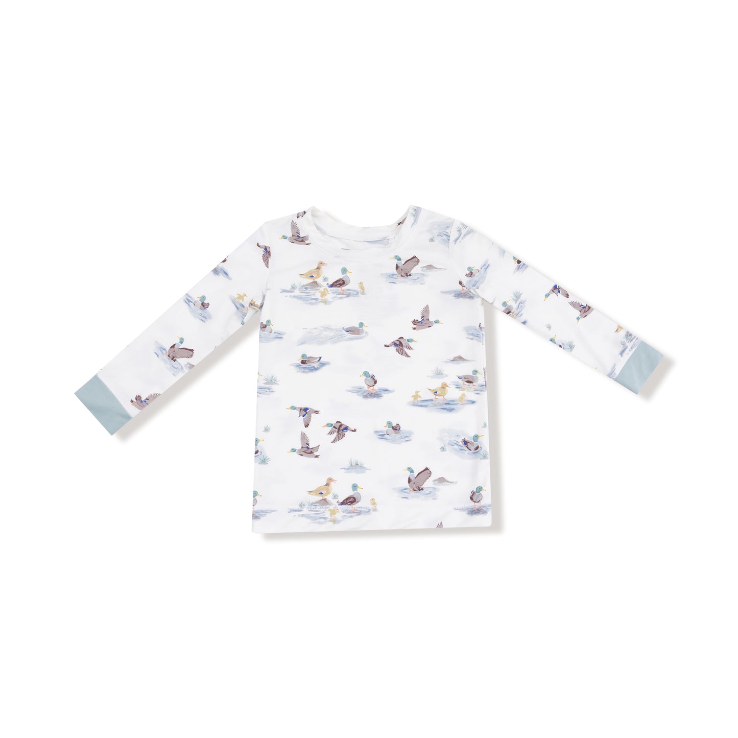 Long Sleeve Loungewear Set in our  Migrating Mallards print from Angel Dear
