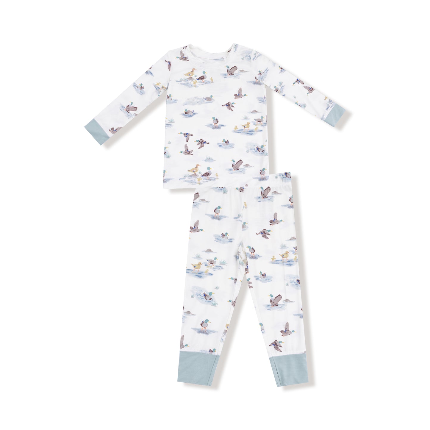 Long Sleeve Loungewear Set in our  Migrating Mallards print from Angel Dear