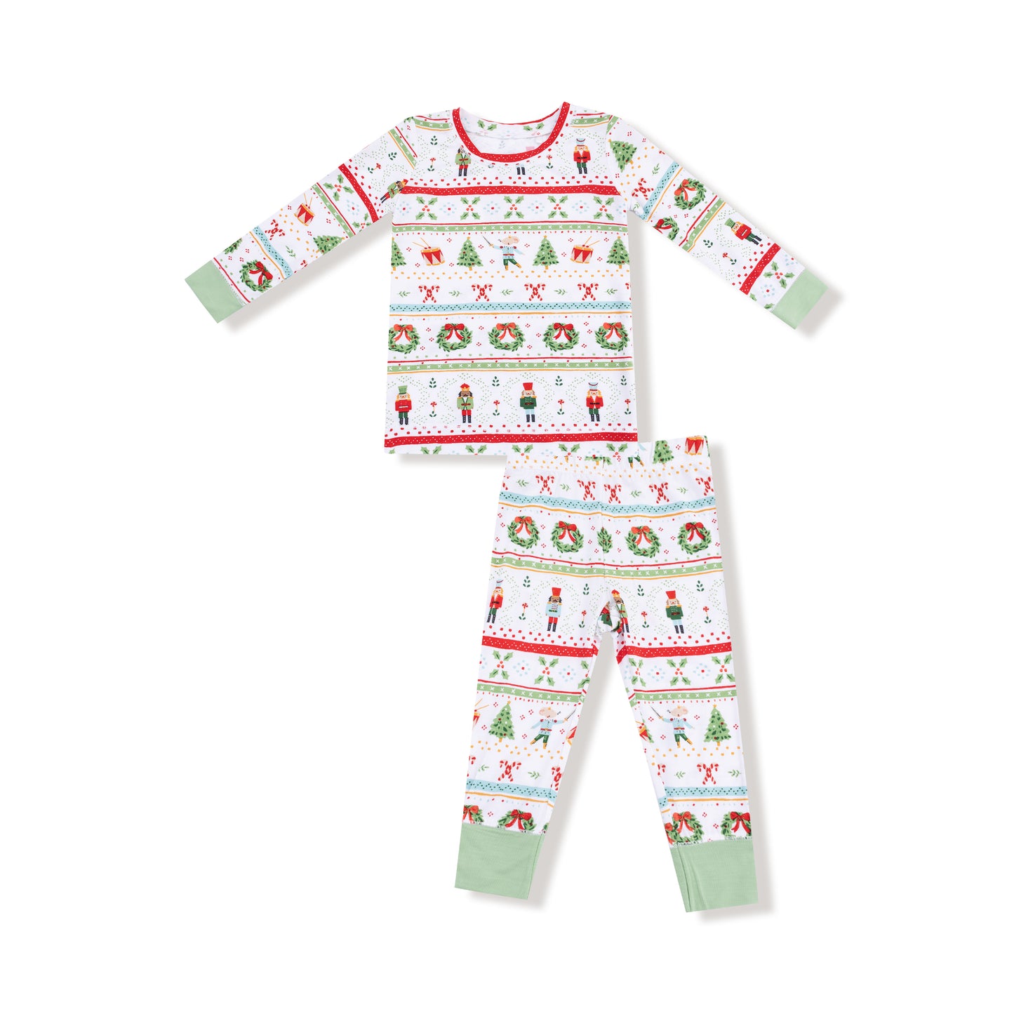Long Sleeve Loungewear Set in our  Nutcracker Fair Isle print from Angel Dear