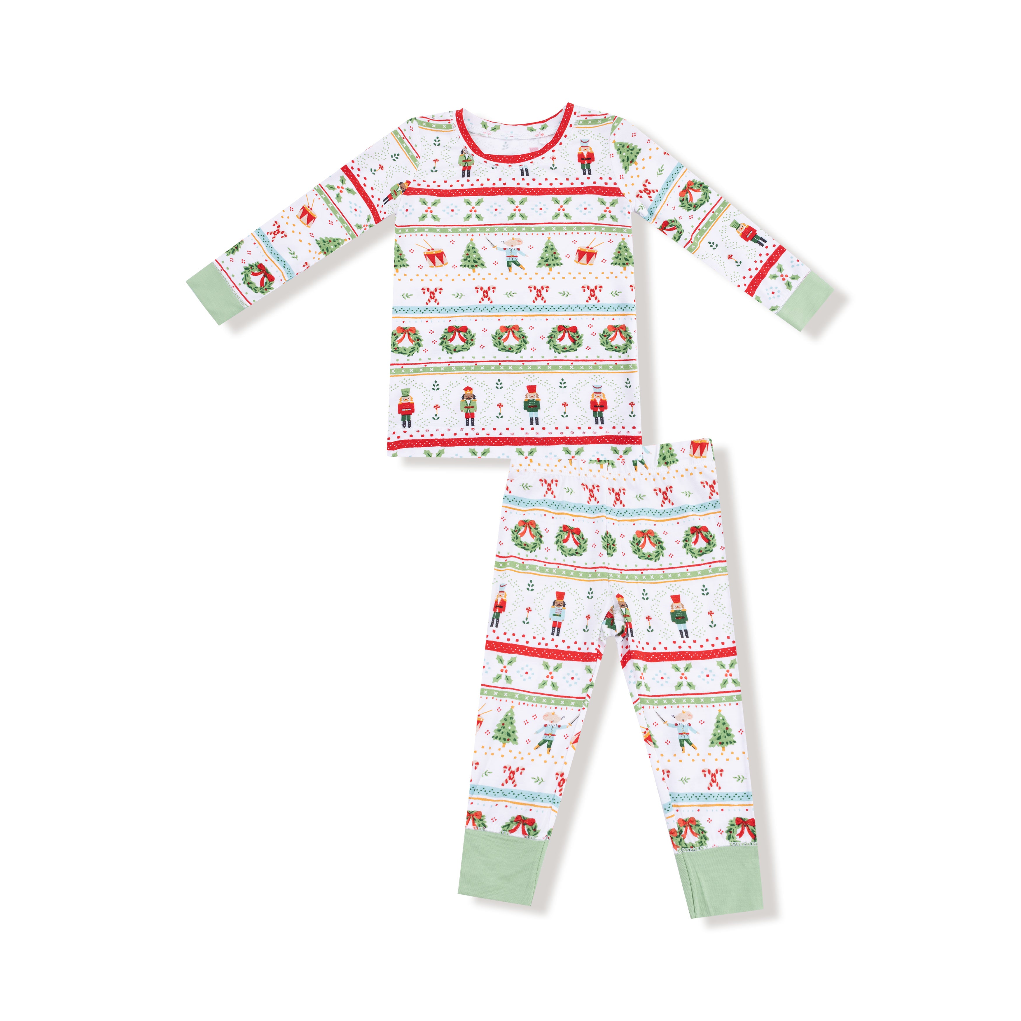 Long Sleeve Loungewear Set in our  Nutcracker Fair Isle print from Angel Dear
