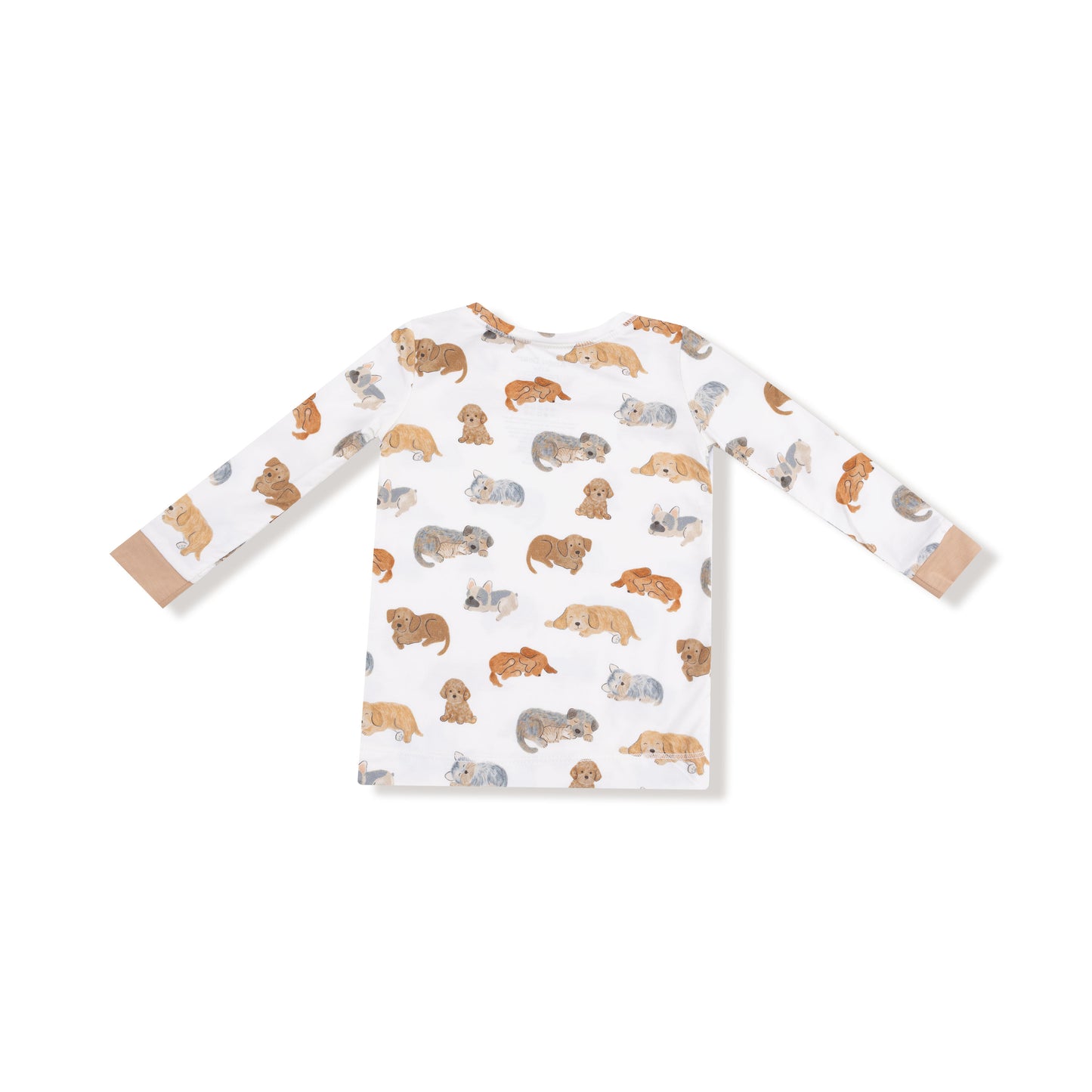 Long Sleeve Loungewear Set in our  Napping Puppies print from Angel Dear