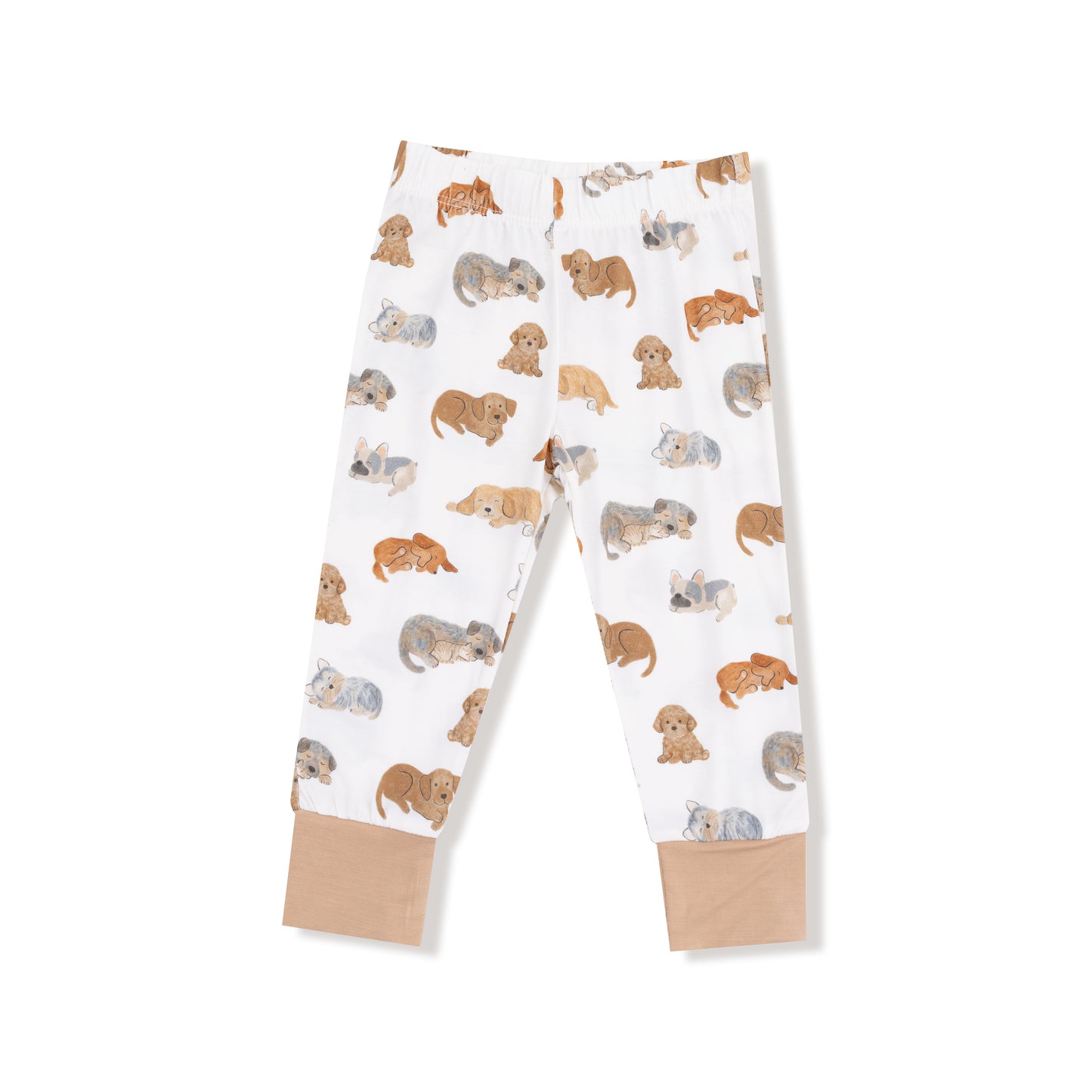 Long Sleeve Loungewear Set in our  Napping Puppies print from Angel Dear