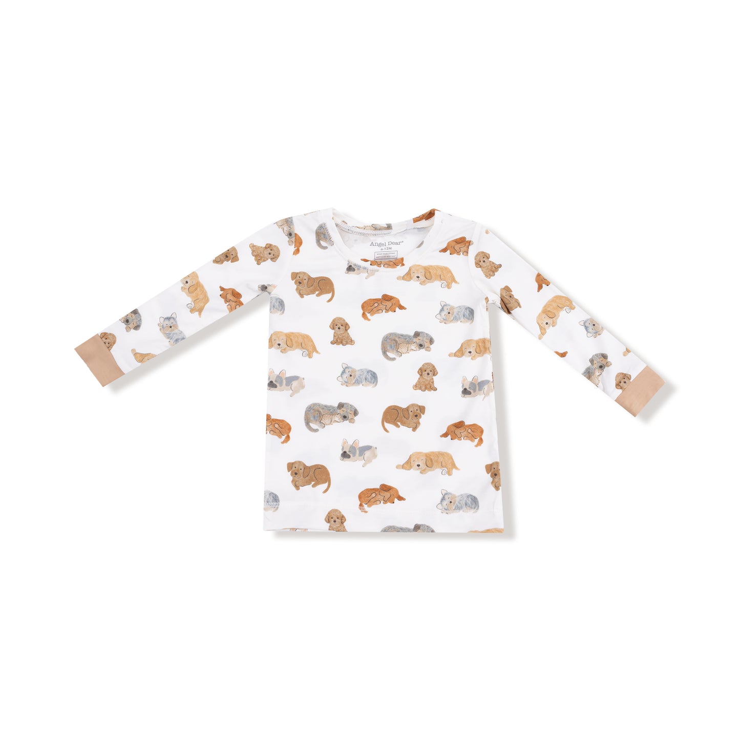 Long Sleeve Loungewear Set in our  Napping Puppies print from Angel Dear