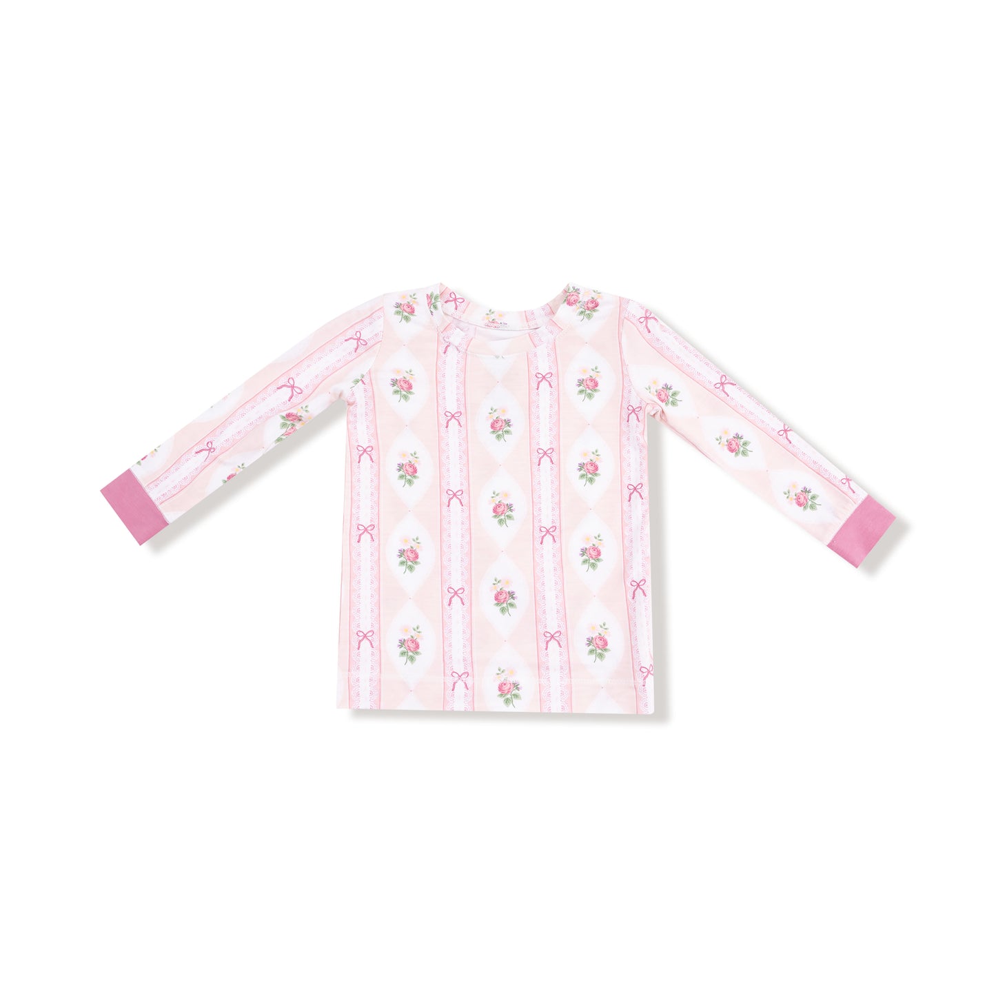 Long Sleeve Loungewear Set in our  Ogee Lace Floral print from Angel Dear