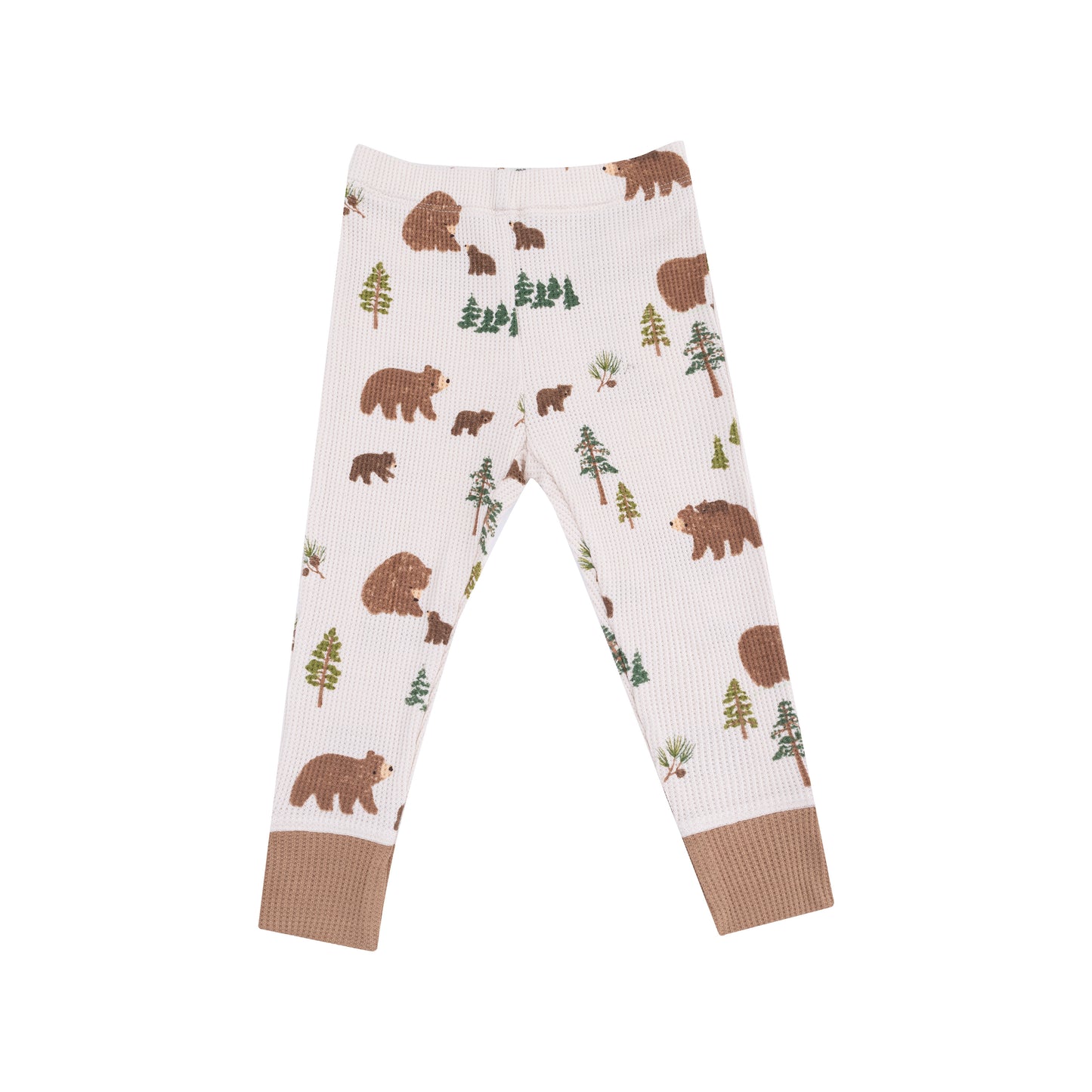 Long Sleeve Loungewear Set in our  Sweet Brown Bears print from Angel Dear