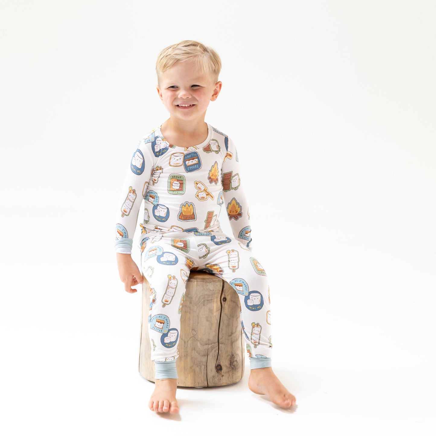 Long Sleeve Loungewear Set in our  Smores print from Angel Dear