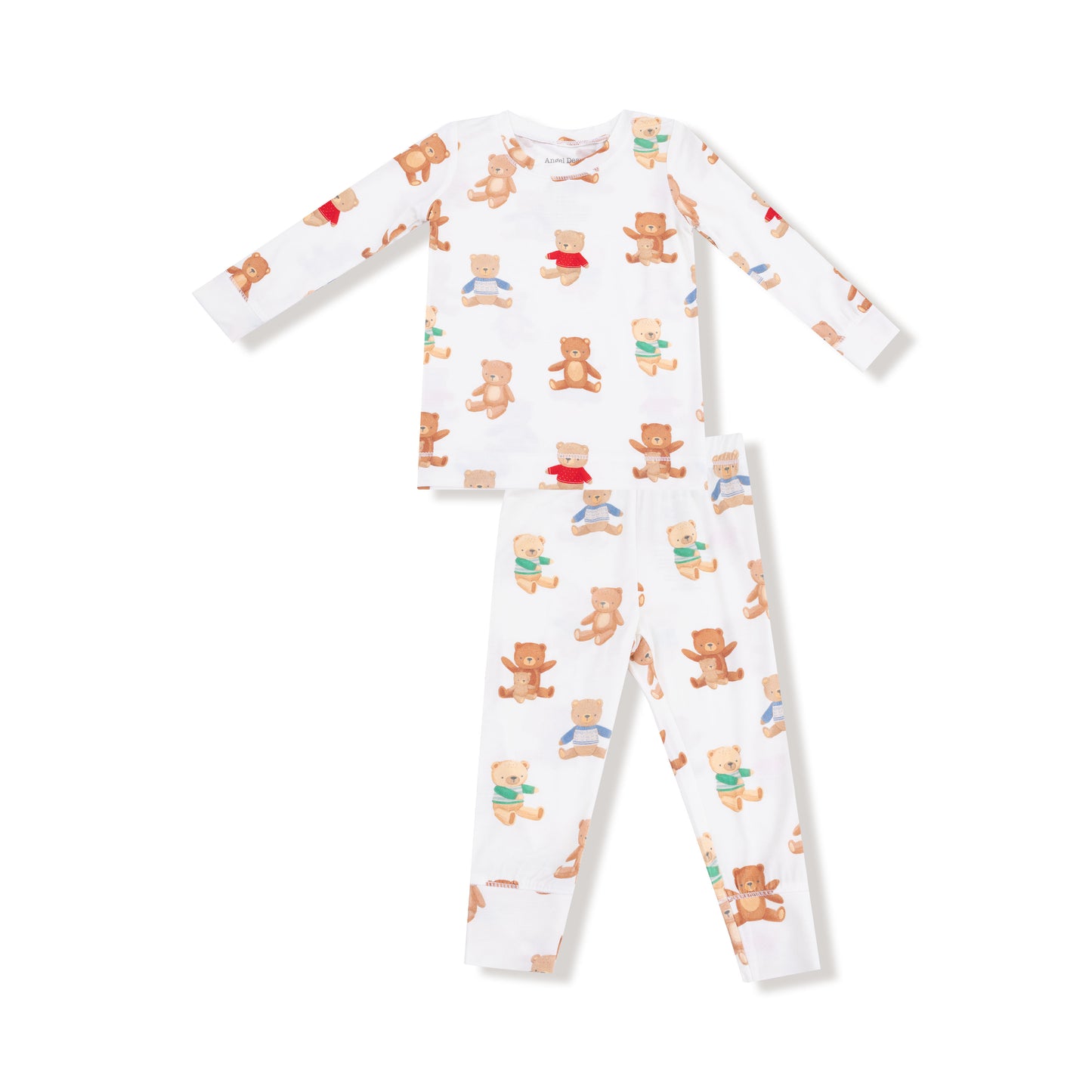 Long Sleeve Loungewear Set in our  Teddy Bear Collection print from Angel Dear
