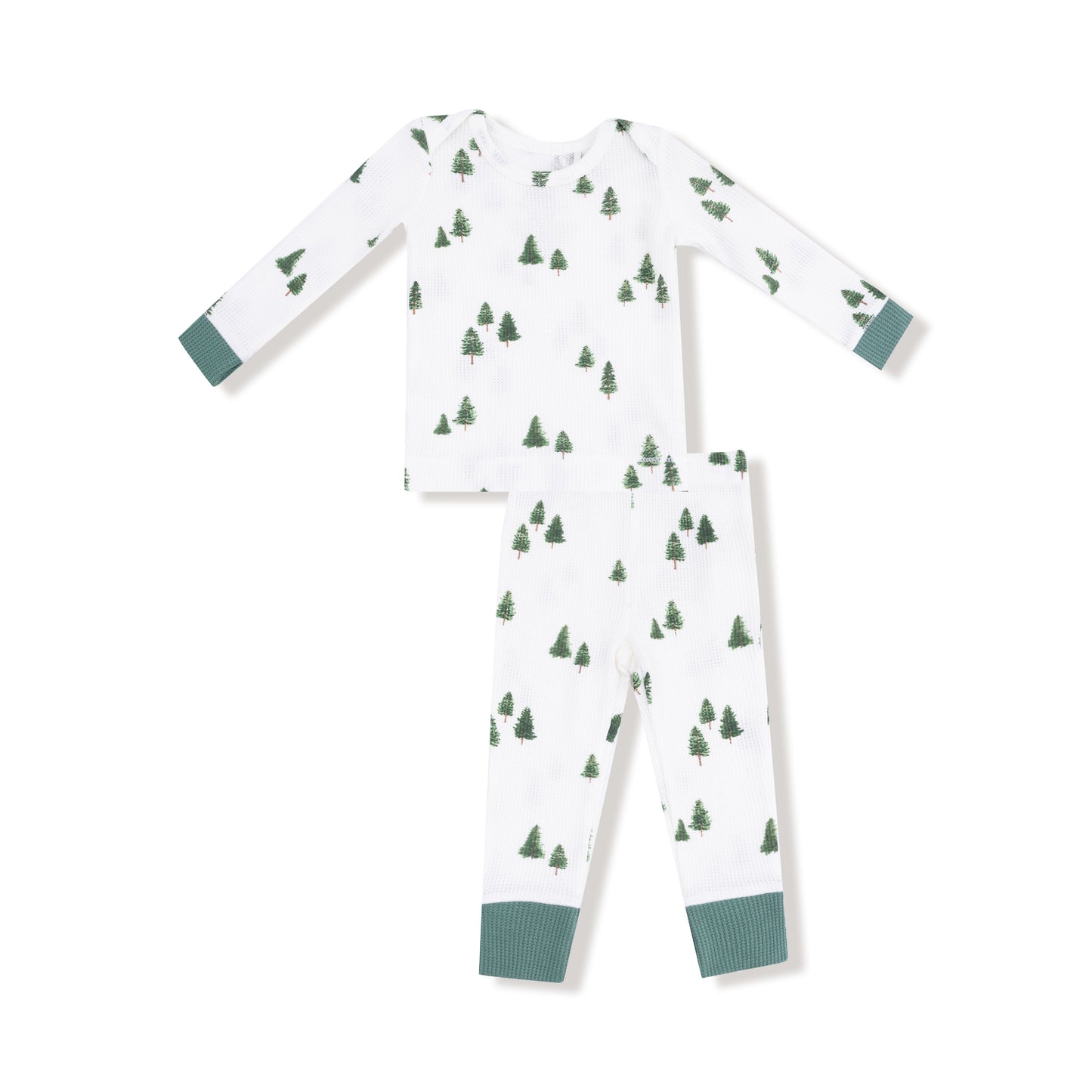 Long Sleeve Loungewear Set in our  Tiny Forest print from Angel Dear