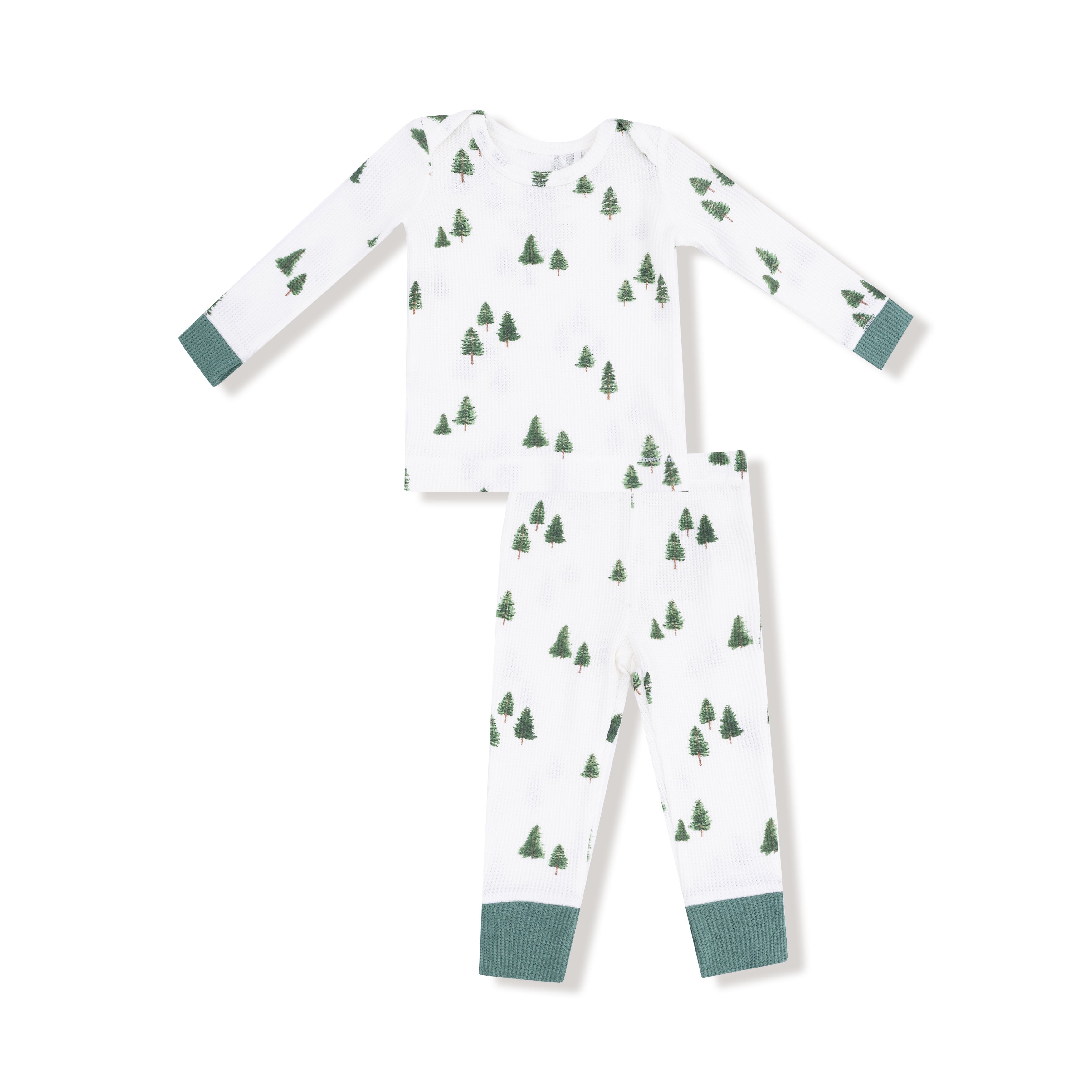 Long Sleeve Loungewear Set in our  Tiny Forest print from Angel Dear