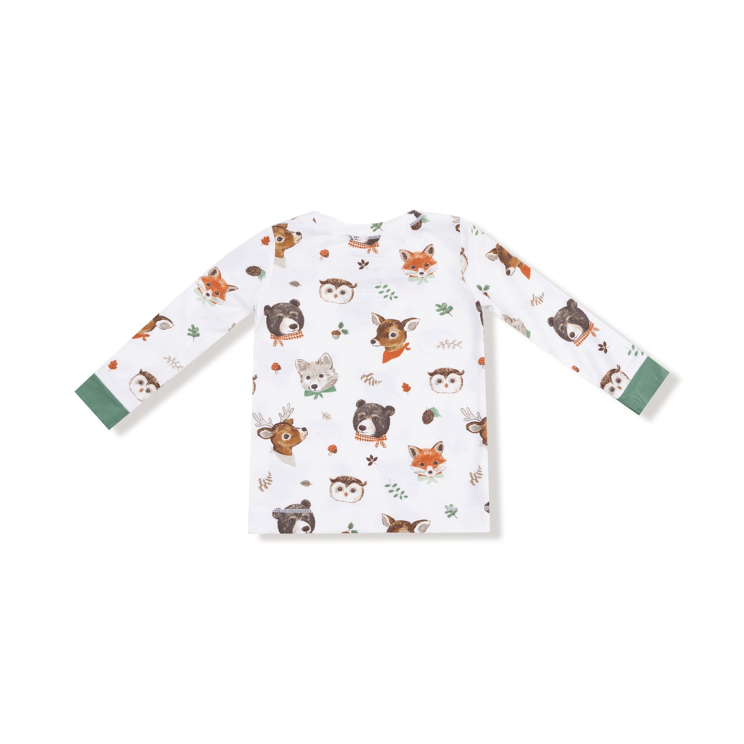 Long Sleeve Loungewear Set in our  Woodland Animal Faces print from Angel Dear