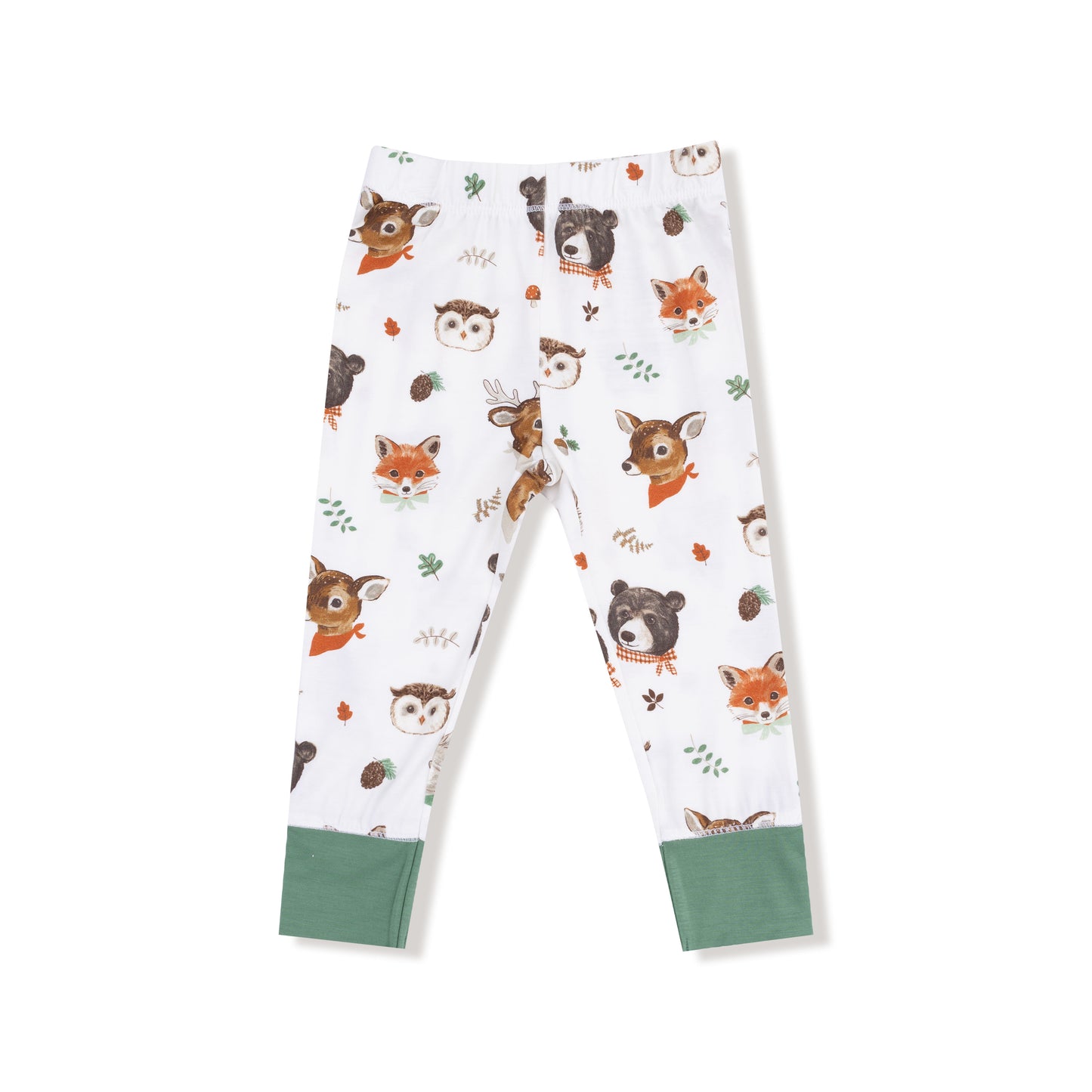 Long Sleeve Loungewear Set in our  Woodland Animal Faces print from Angel Dear