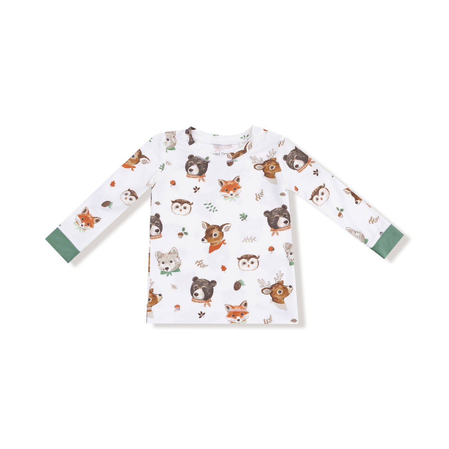 Long Sleeve Loungewear Set in our  Woodland Animal Faces print from Angel Dear