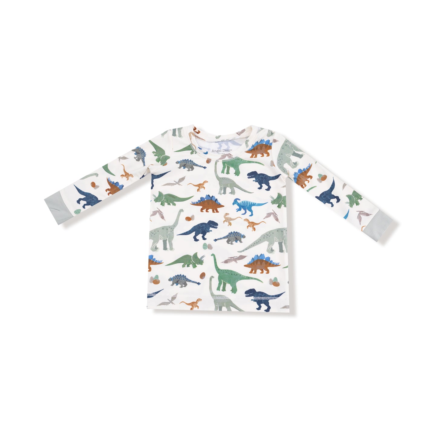 Long Sleeve Loungewear Set in our  Washy Dinos print from Angel Dear
