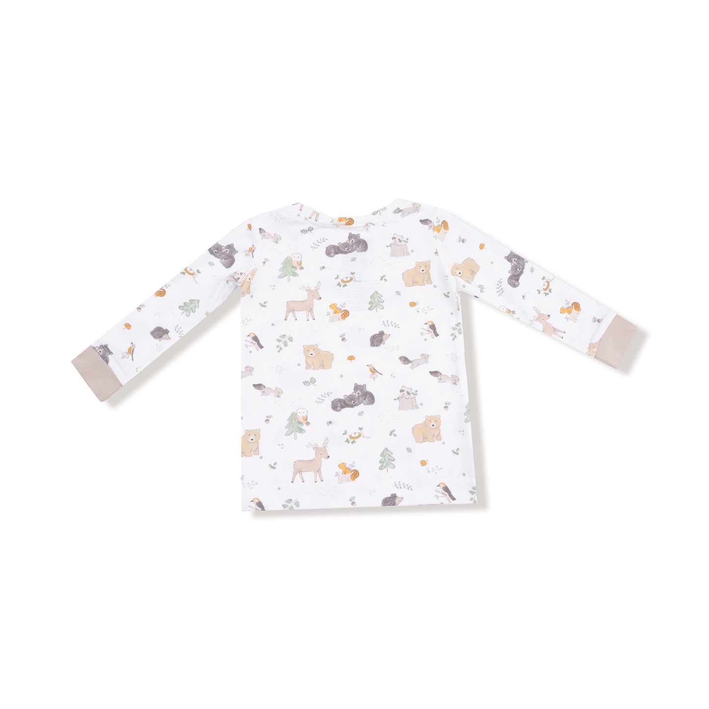 Long Sleeve Loungewear Set in our  Woodland Babies print from Angel Dear