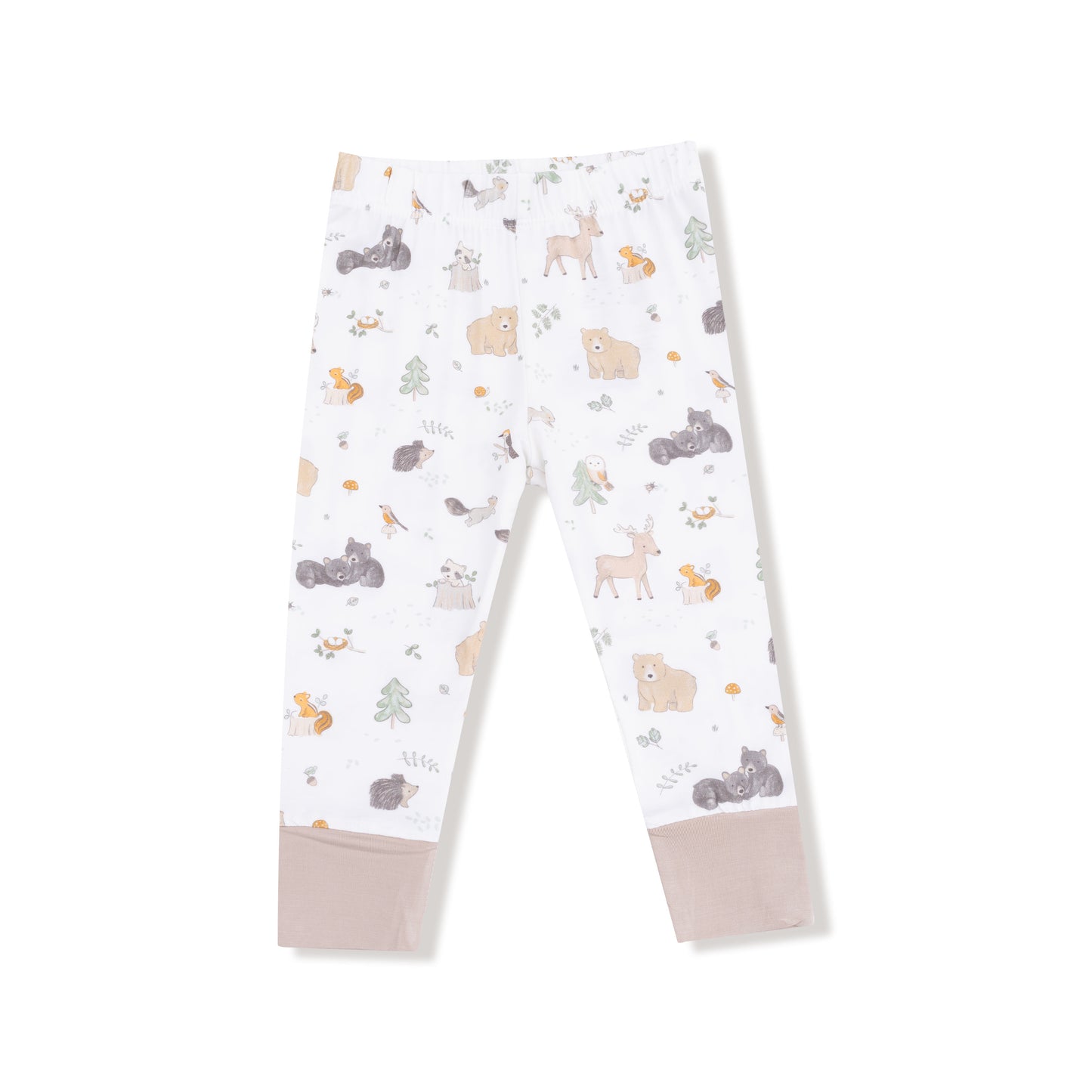 Long Sleeve Loungewear Set in our  Woodland Babies print from Angel Dear