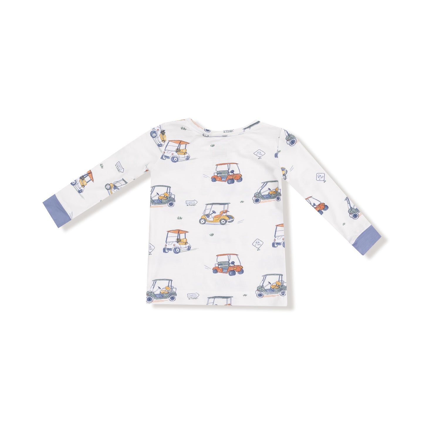 Long Sleeve Loungewear Set in our  Zooming Golf Carts print from Angel Dear