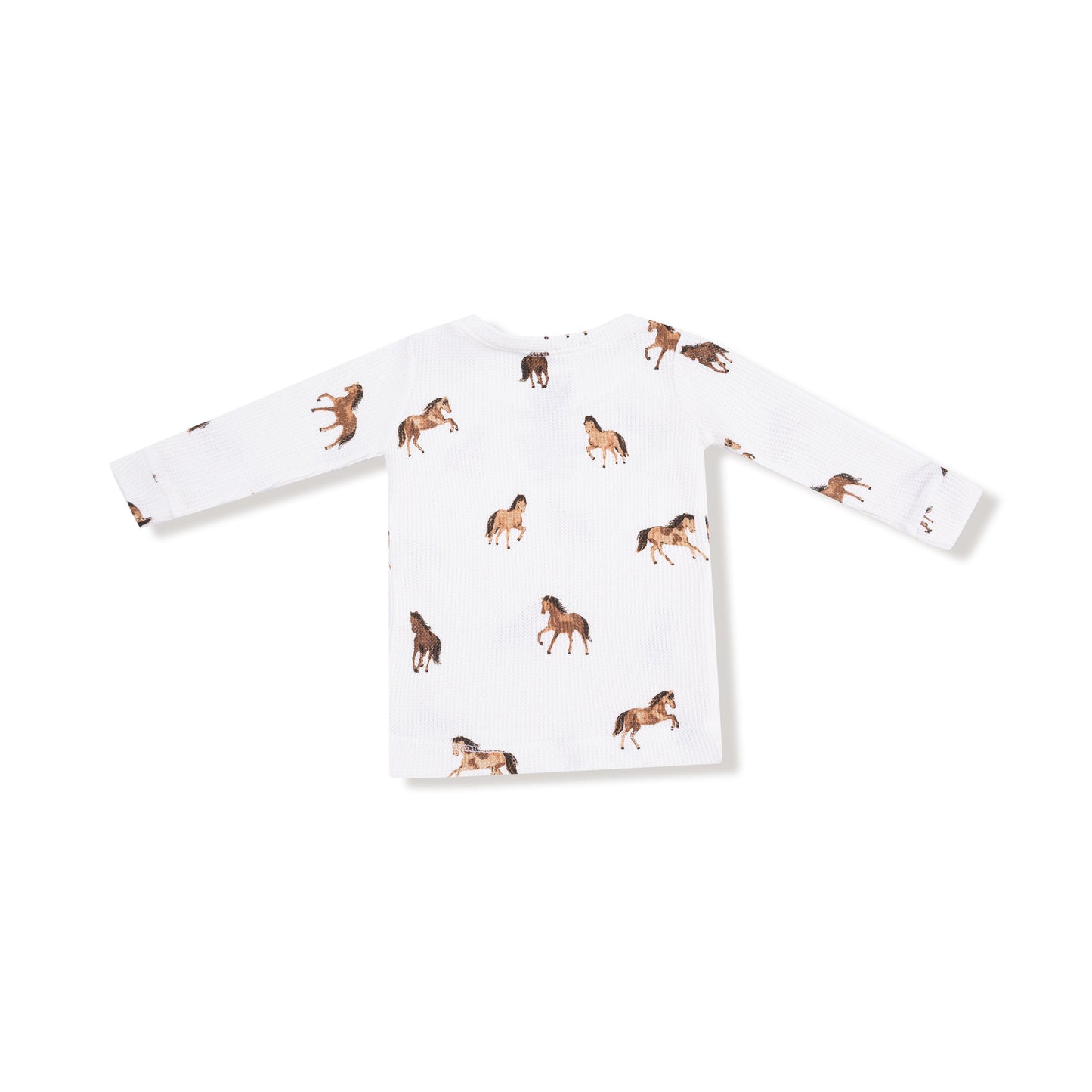Long Sleeve Loungewear Set in our  Mini Horses print from Angel Dear