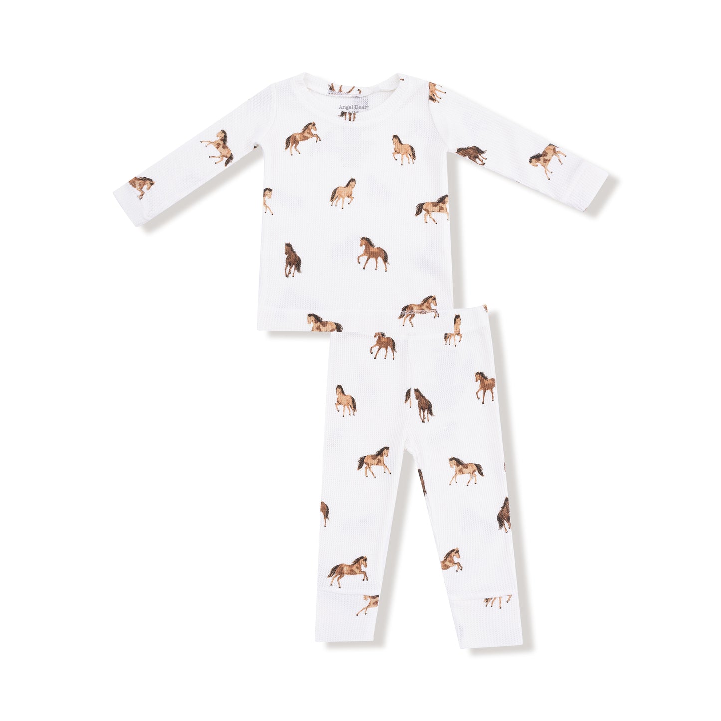 Long Sleeve Loungewear Set in our  Mini Horses print from Angel Dear