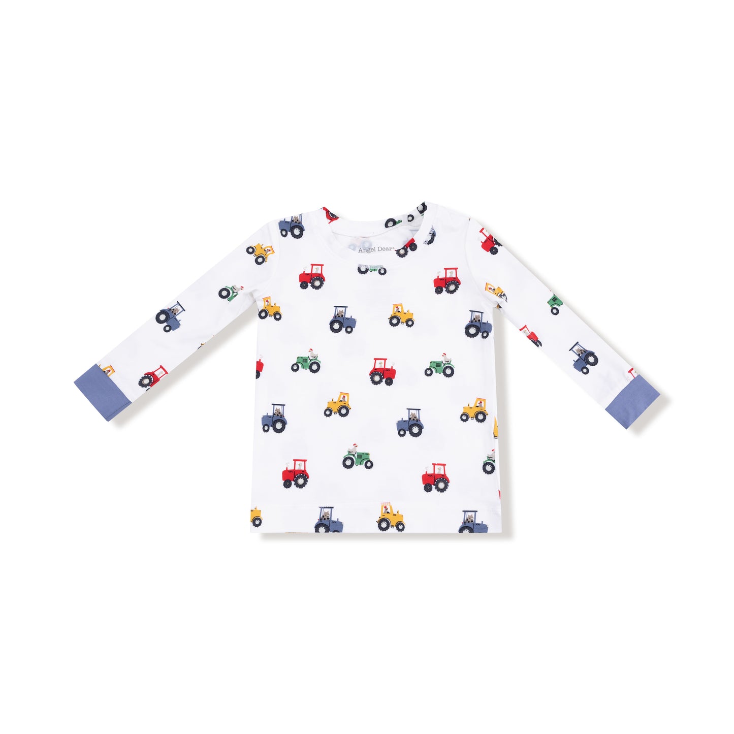 Long Sleeve Loungewear Set in our  Mini Tractors print from Angel Dear