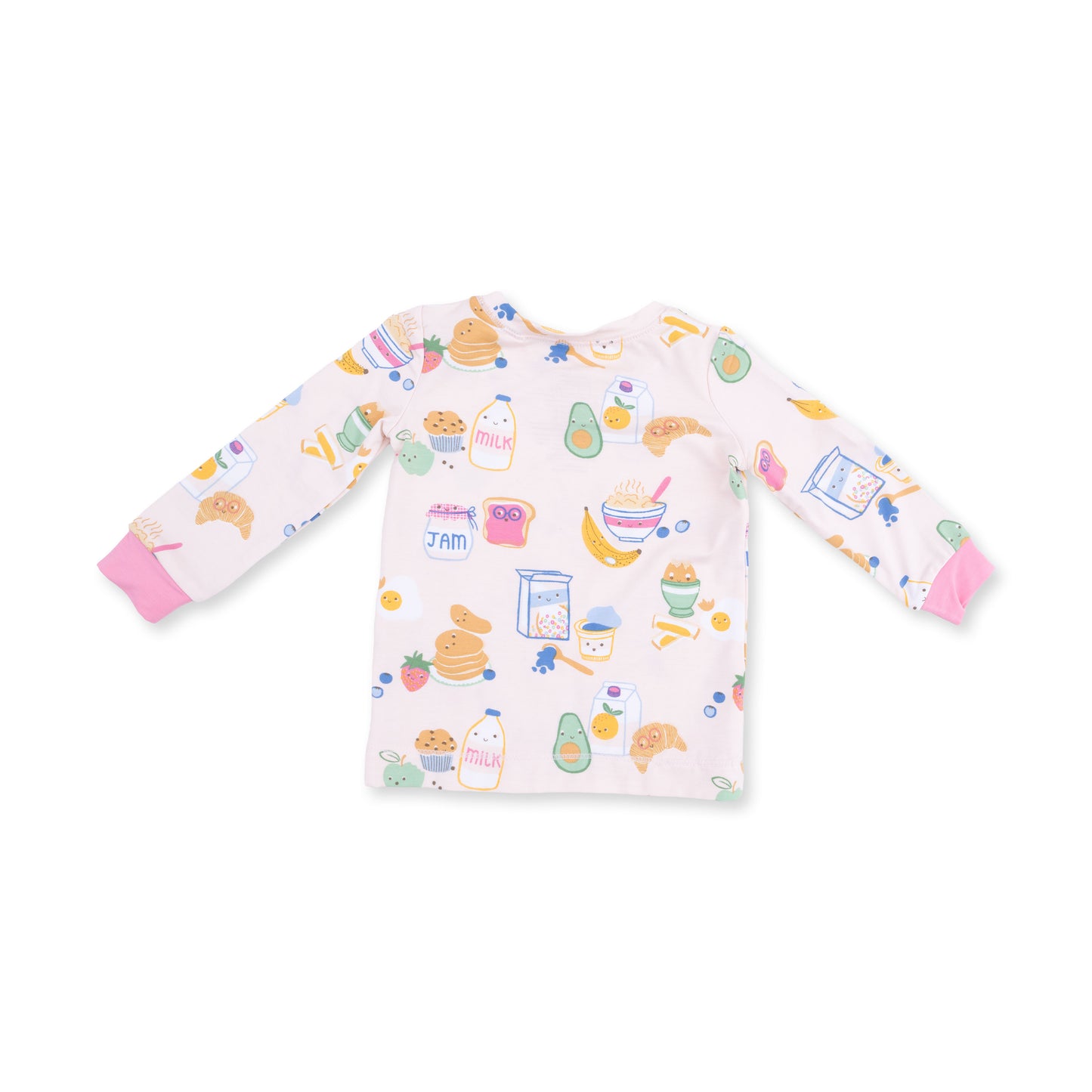 Breakfast Club Pink - Long Sleeve Loungewear Set