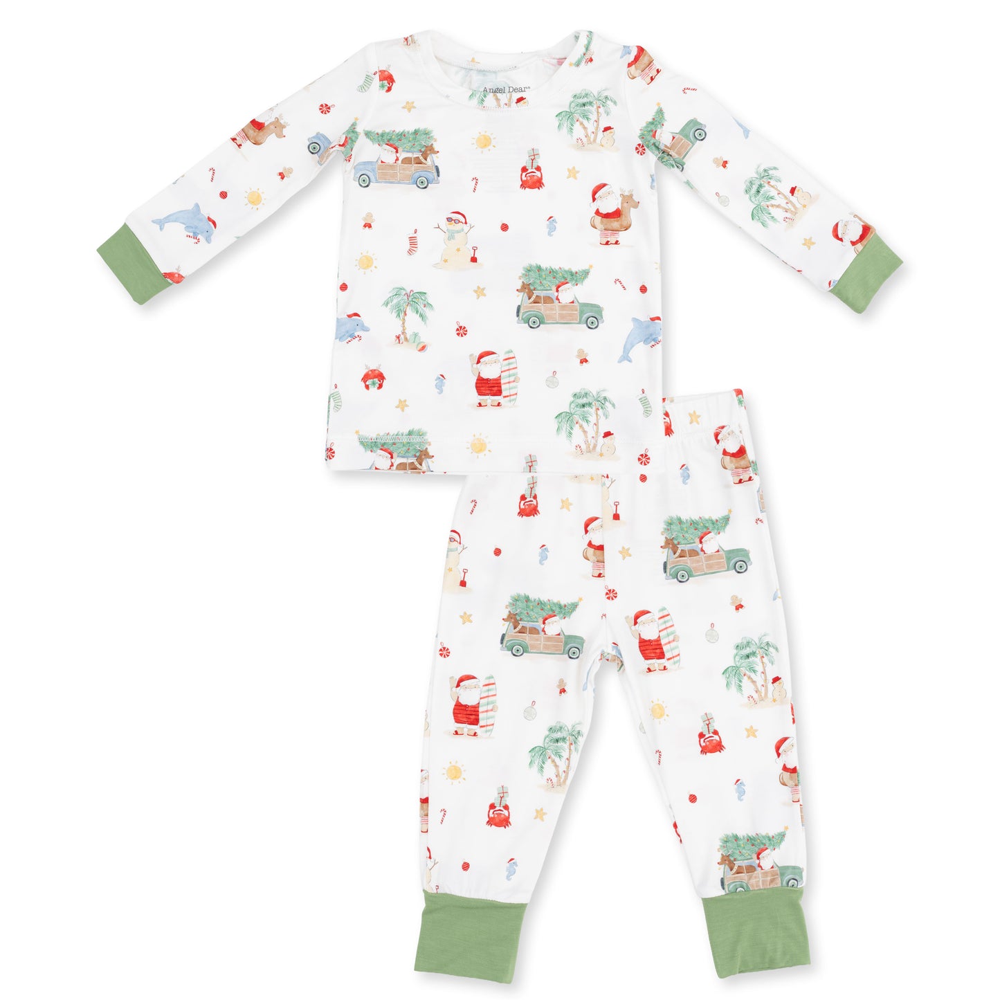 Beach Christmas -Long Sleeve Loungewear Set