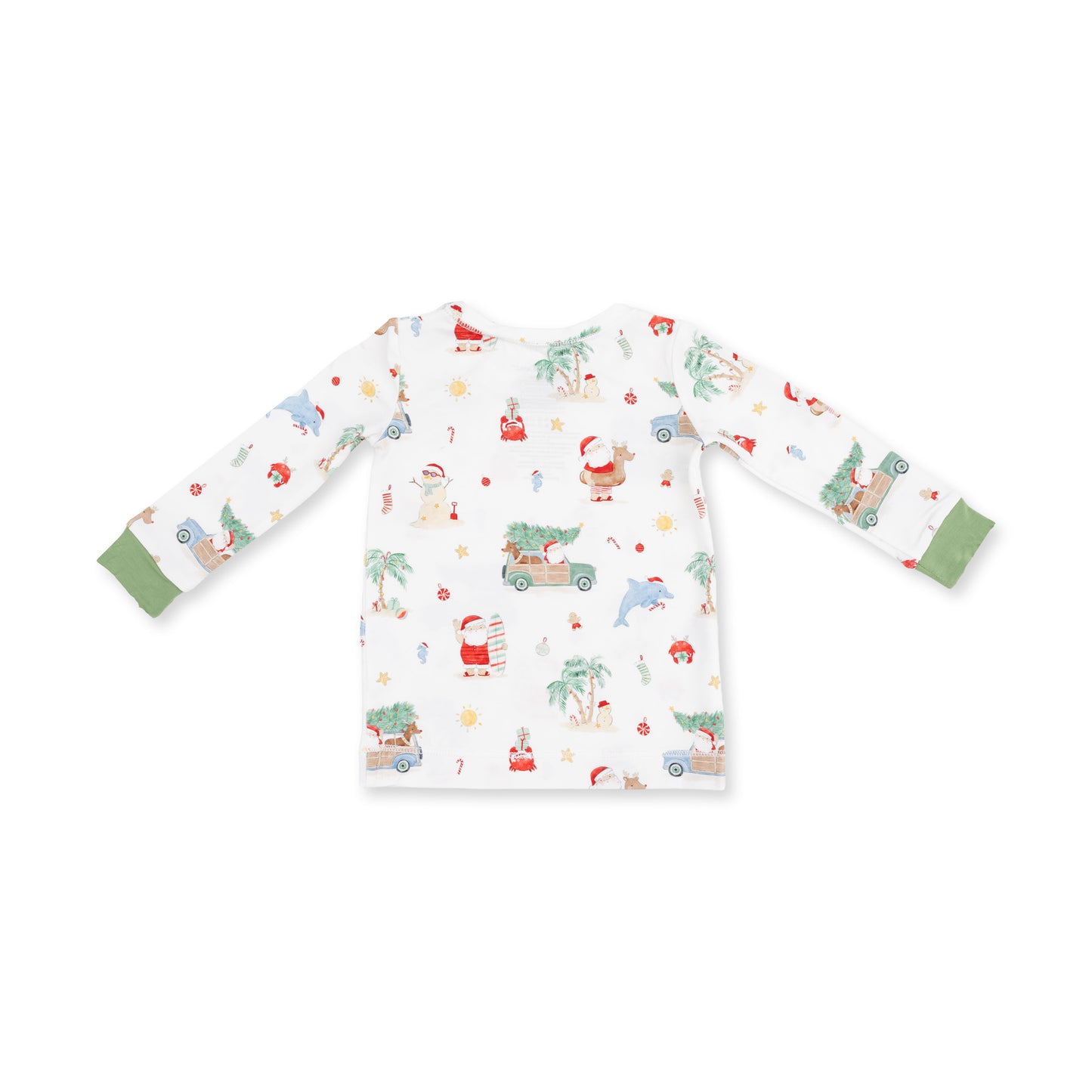 Beach Christmas -Long Sleeve Loungewear Set