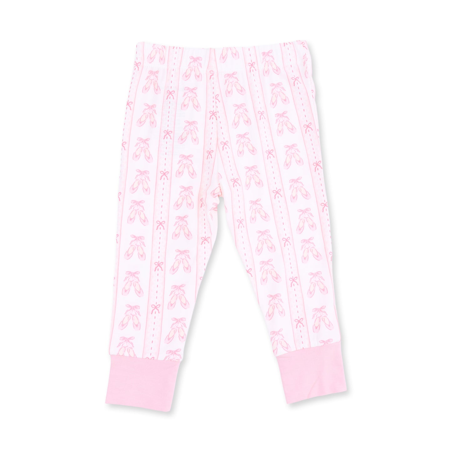 Ballet Shoes Ribbon Stripe - Long Sleeve Loungewear Set