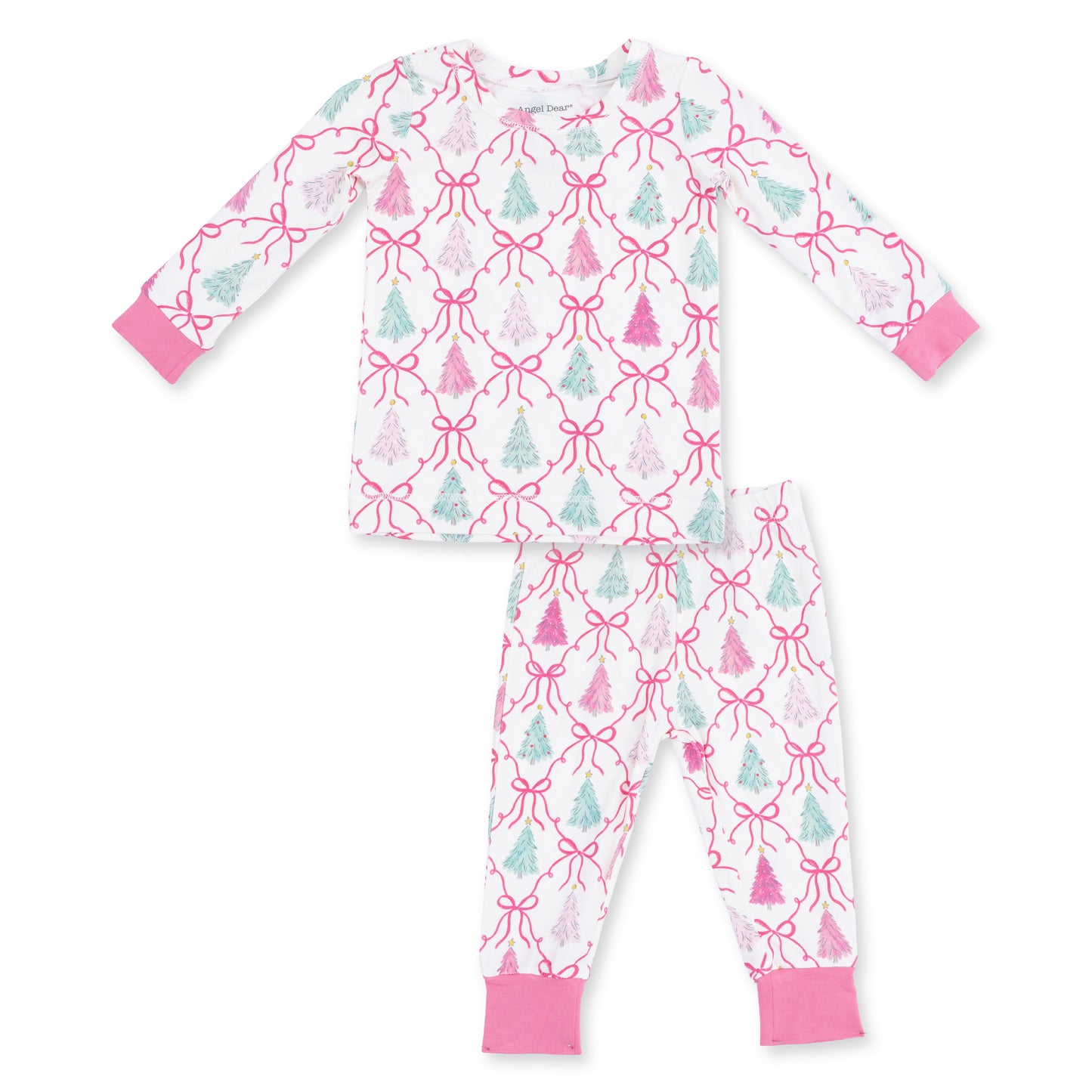 Bow Trellis Tree - Long Sleeve Loungewear Set