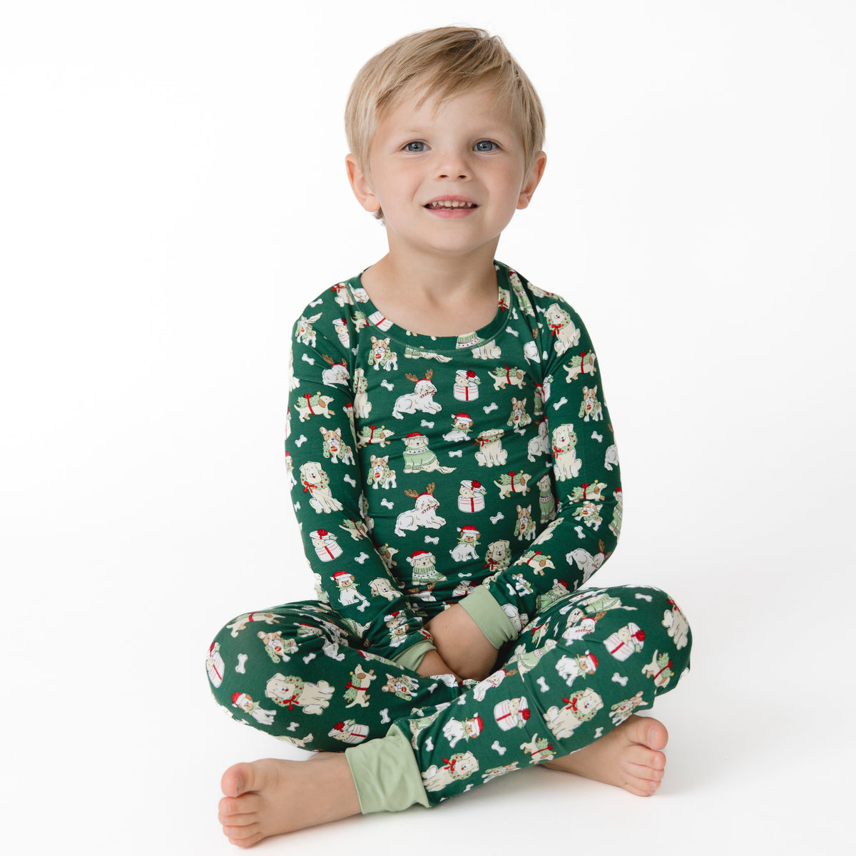 Christmas Dogs Uni - Long Sleeve Loungewear Set