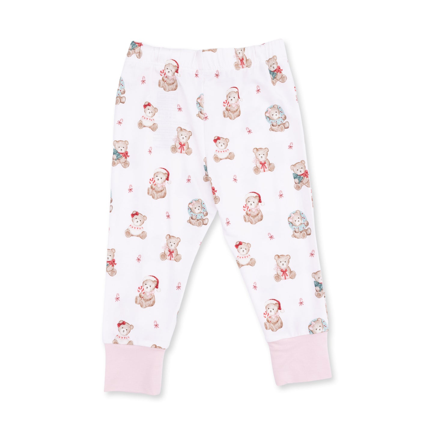 Christmas Teddy Bears Pink - Long Sleeve Loungewear Set