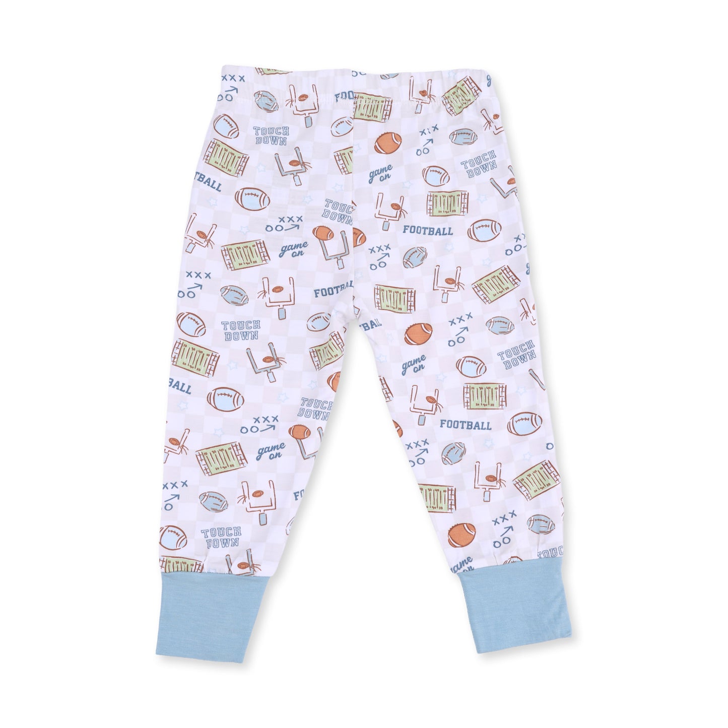 Football Check - Long Sleeve Loungewear Set