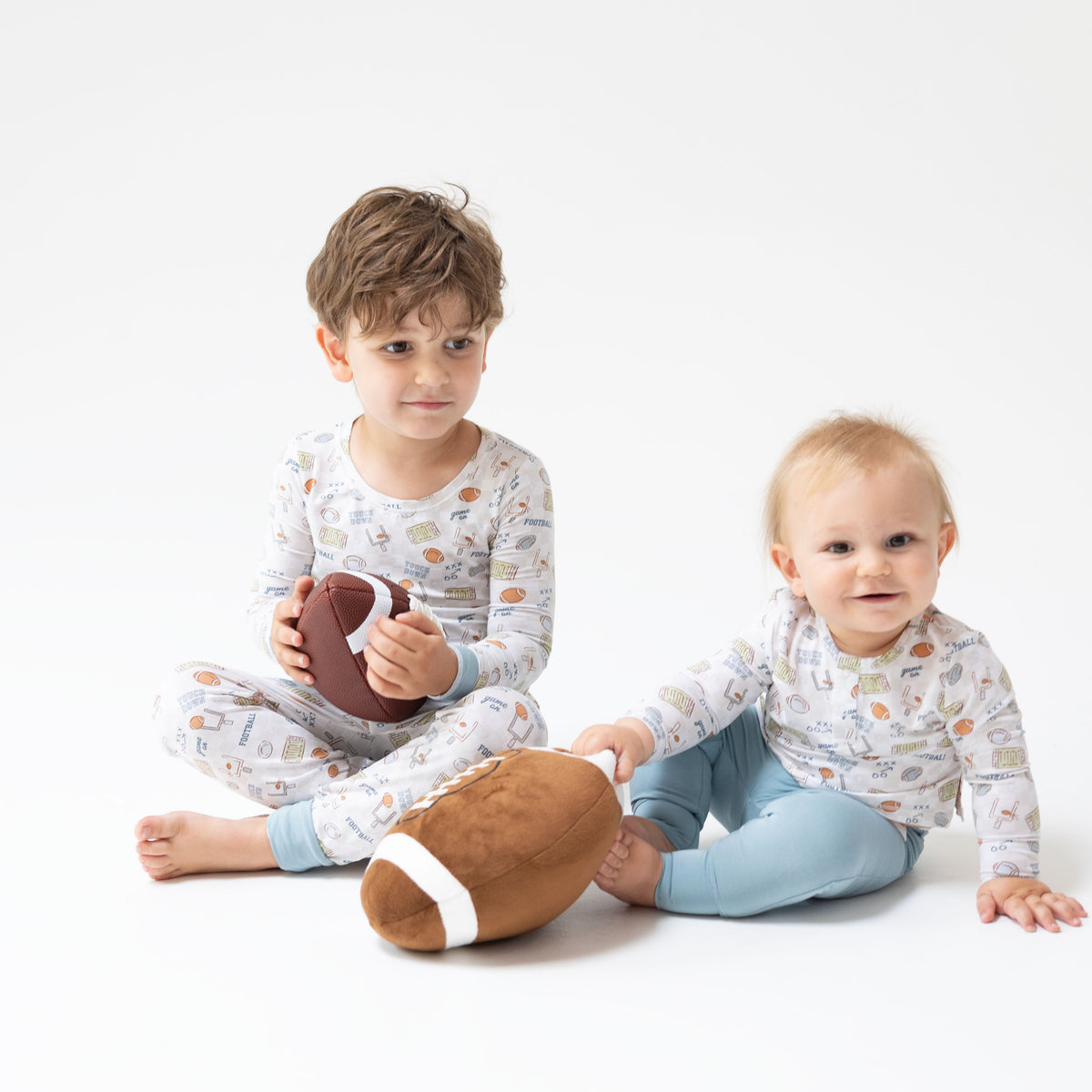 Football Check - Long Sleeve Henley Play Set