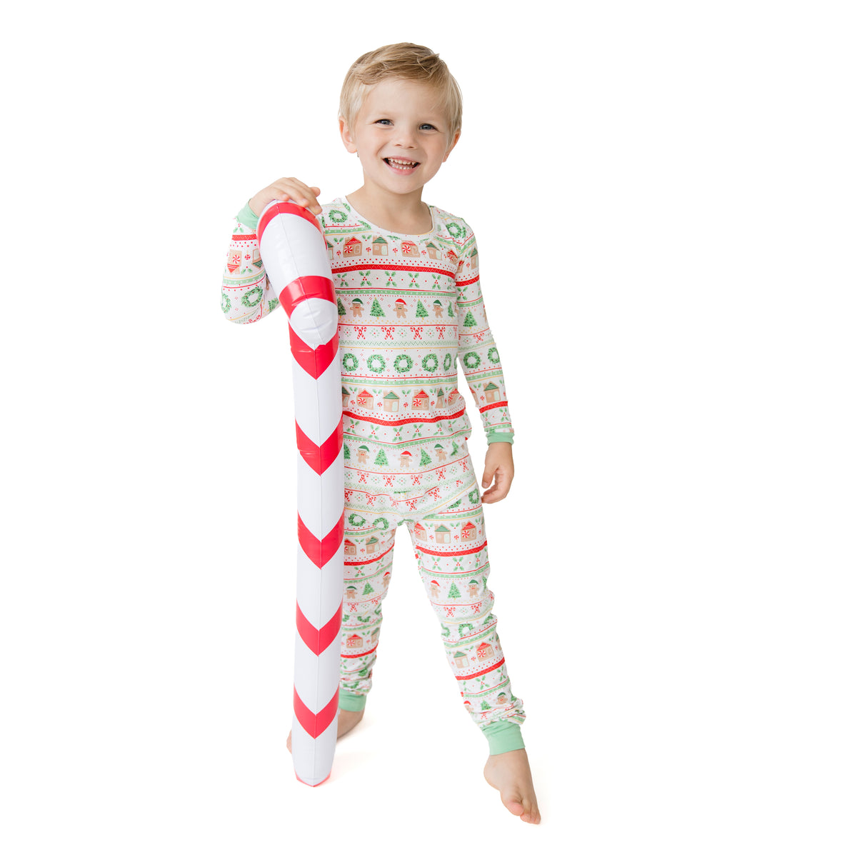 Gingerbread Fair Isle Uni - Long Sleeve Loungewear Set